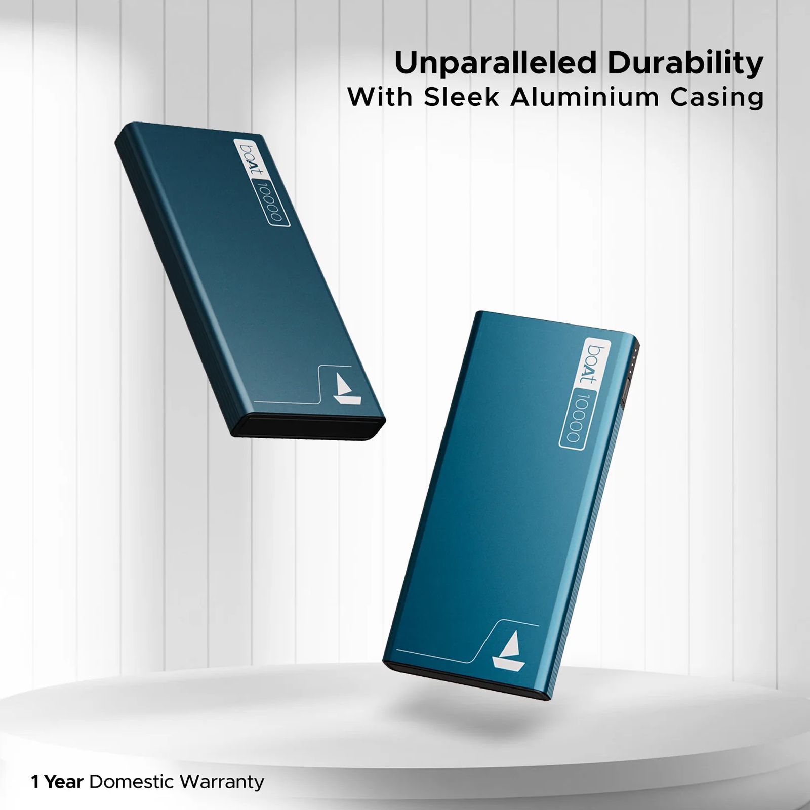 boAt Energyshroom PB300 10000 mAh 22.5W Fast Charging Power Bank (2 Type A, 1 Micro USB & 1 Type C Ports, Sleek Aluminium Casing, LED Indicators, Steel Blue)_7