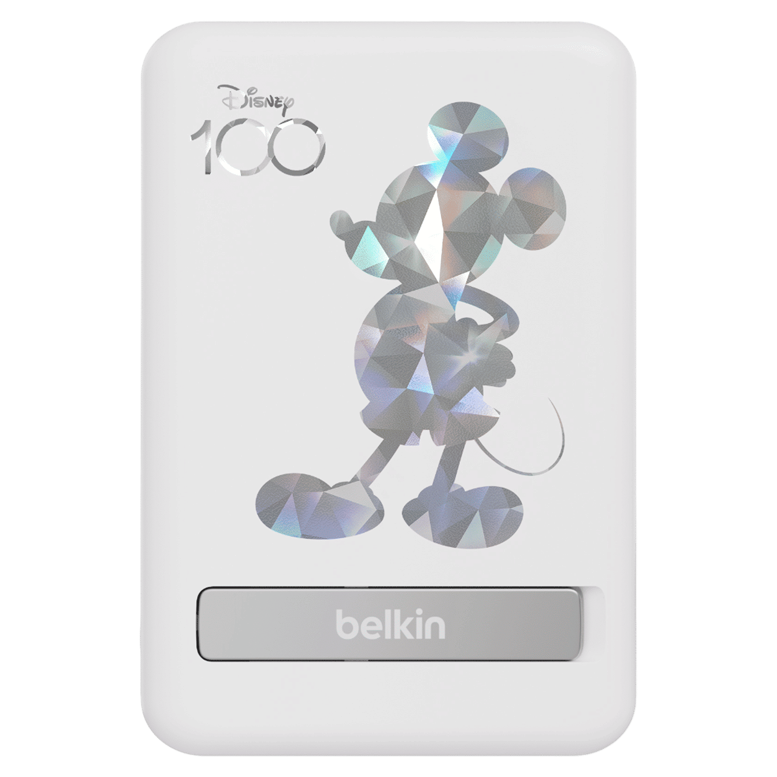 belkin D100 Mickey 5000 mAh 7.5W Fast Charging Power Bank (1 USB Type C Port, Overcharge Protection, Silver)_1