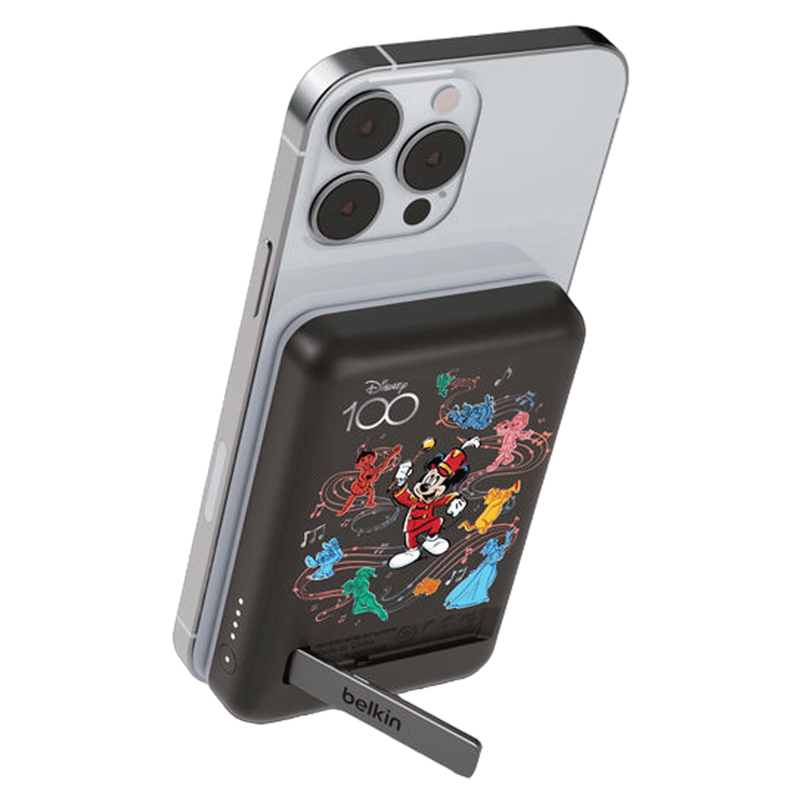 belkin D100 Musical 5000 mAh 7.5W Fast Charging Power Bank (1 USB Type C Port, Overcharge Protection, Red)_5