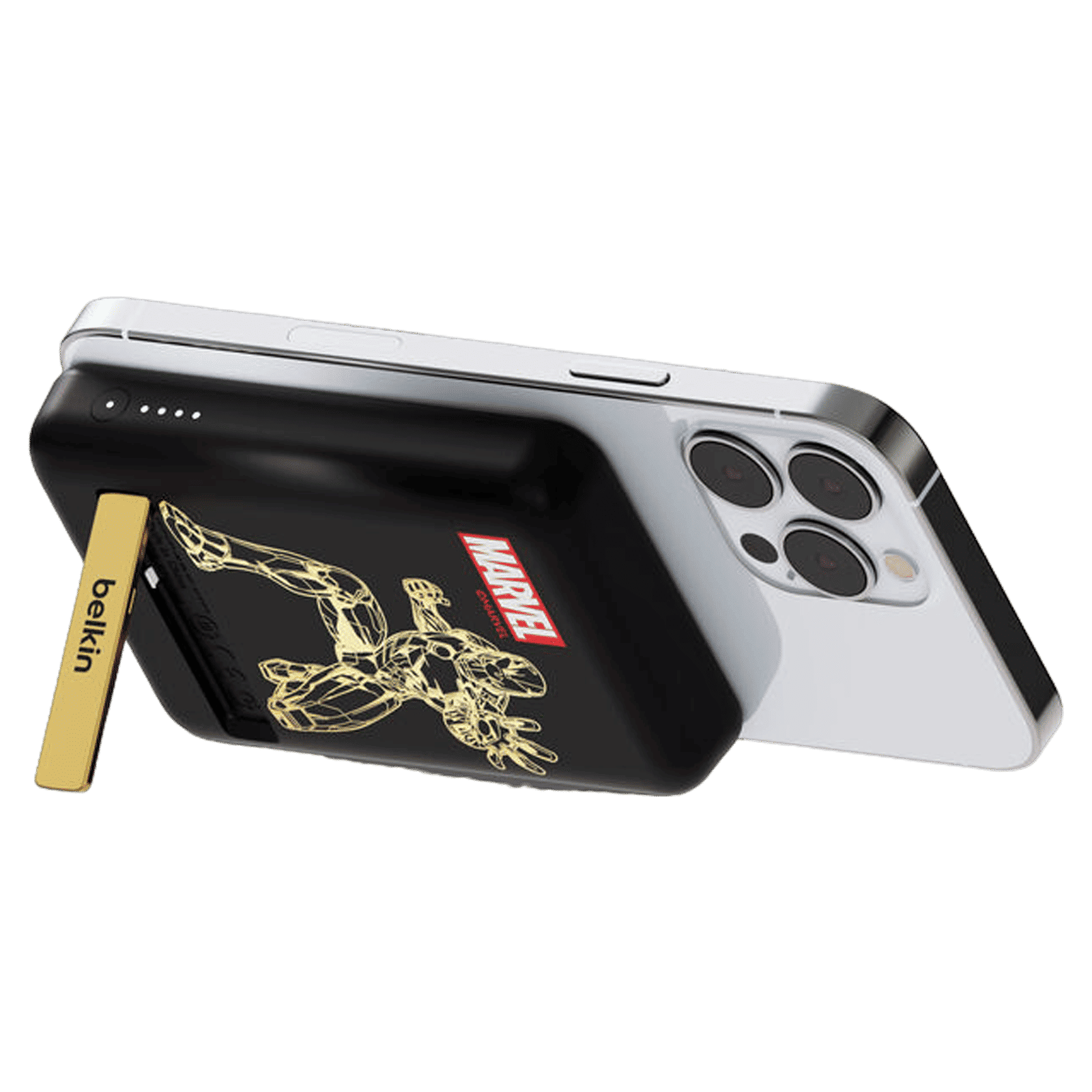 belkin Ironman 5000 mAh 7.5W Fast Charging Power Bank (1 USB Type C Port, Overcharge Protection, Black)_3