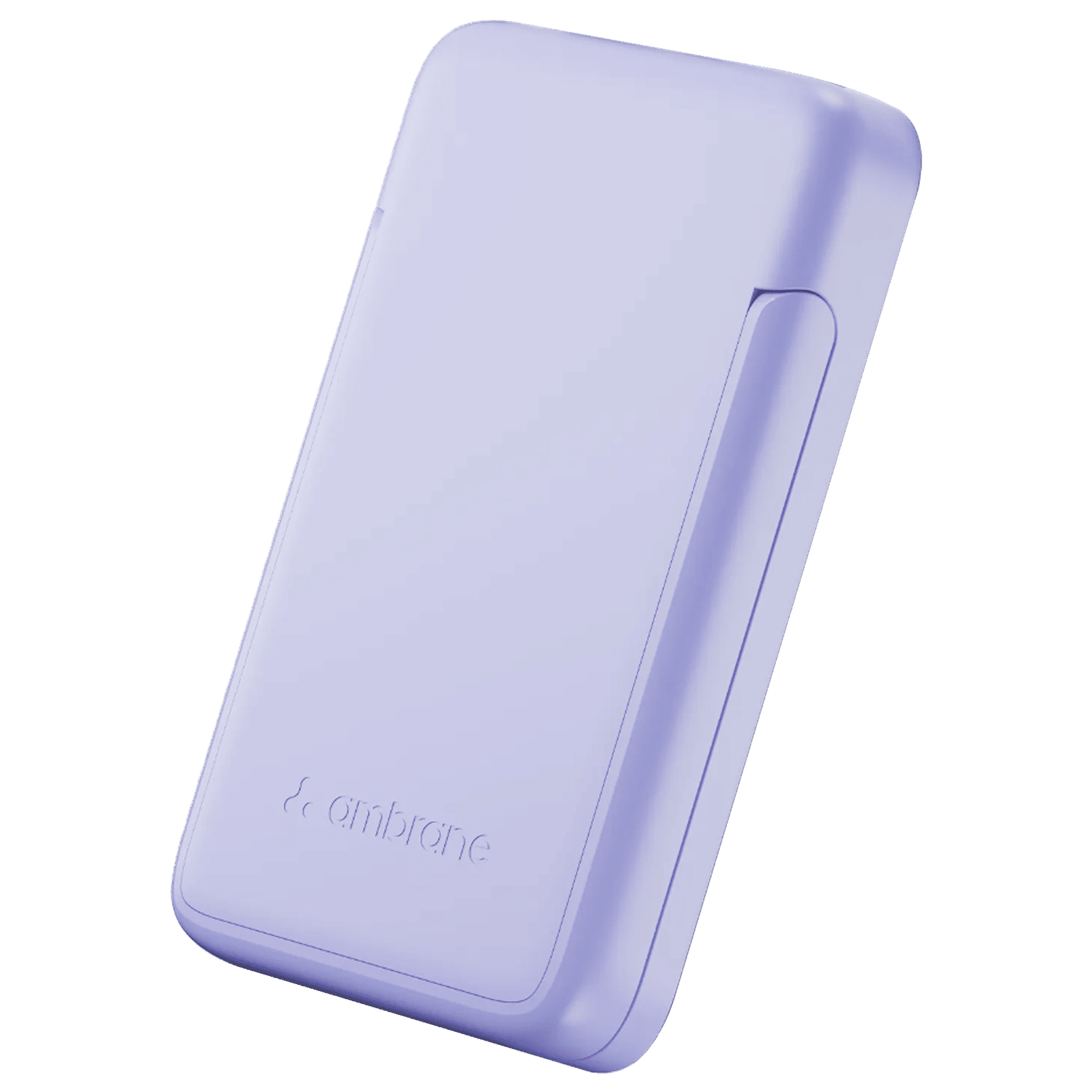ambrane AeroSync PB 10 10000 mAh 15W Fast Charging Power Bank (1 Type A and 1 Type C Ports, Wireless Charging, Purple)_1