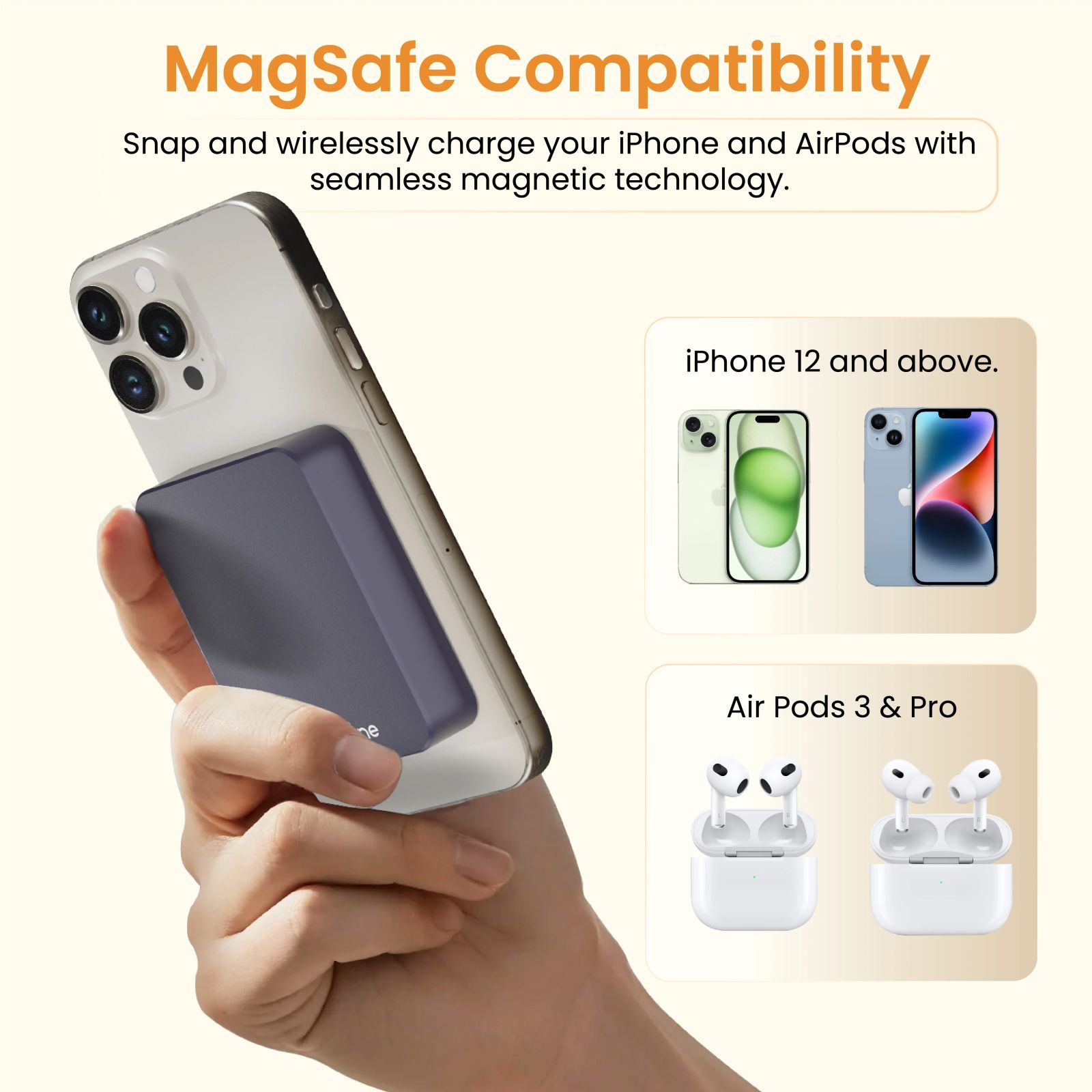 ambrane Aerosync PB 5 5000 mAh 20W Fast Charging Power Bank (1 Type C Port, Premium Metal Casing, Magsafe Compatibility, Black)_10