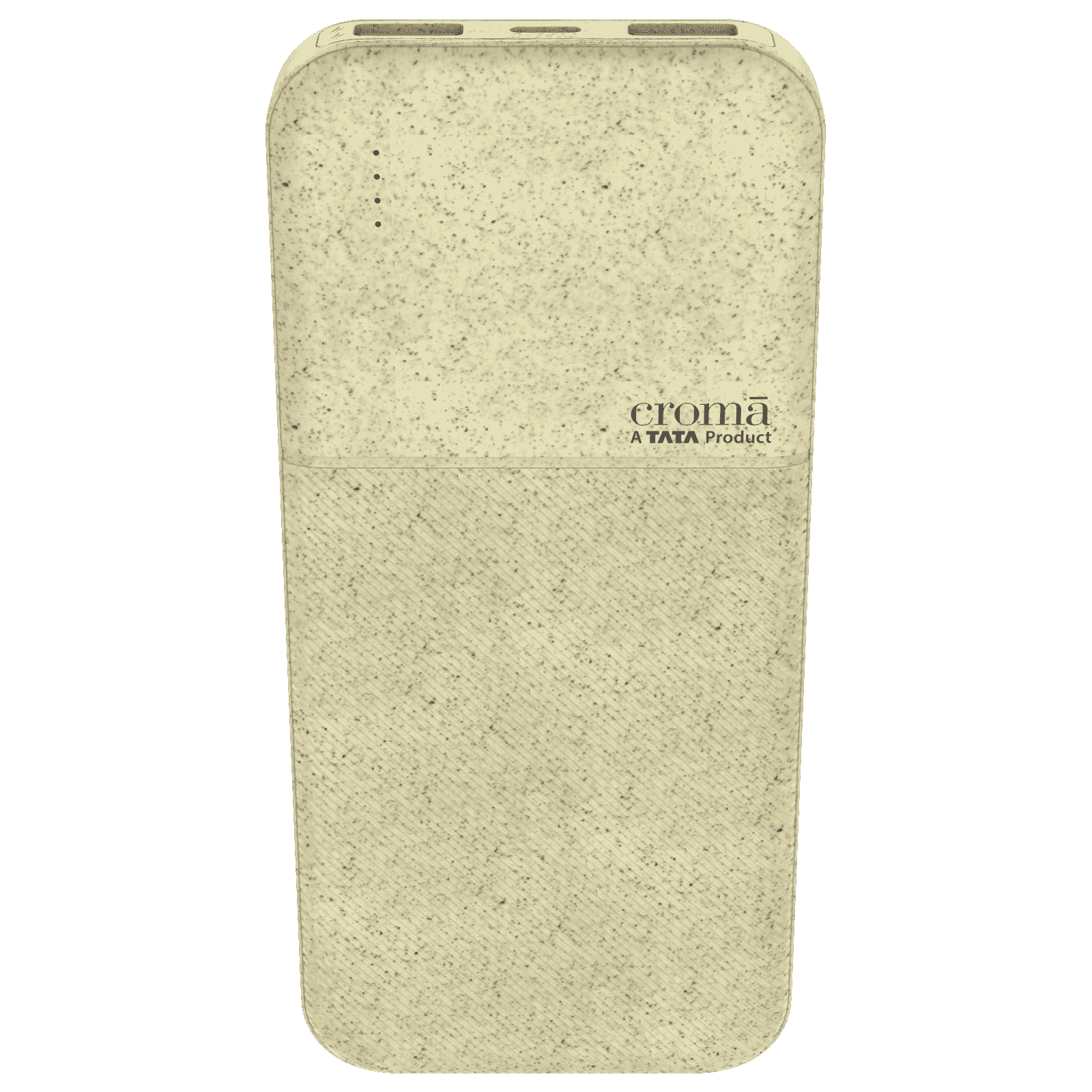 Croma 10000 mAh 22.5W Fast Charging Power Bank (2 Type A & 1 Type C Ports, Recycled Plastic Casing, Short Circuit Protection, Brown)_14