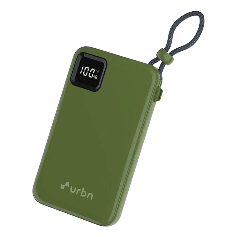 urbn Ultra Link 10000 mAh 22.5W Fast Charging Power Bank (1 Type A & 2 Type C Ports, Smart LED Display, Camo)_1