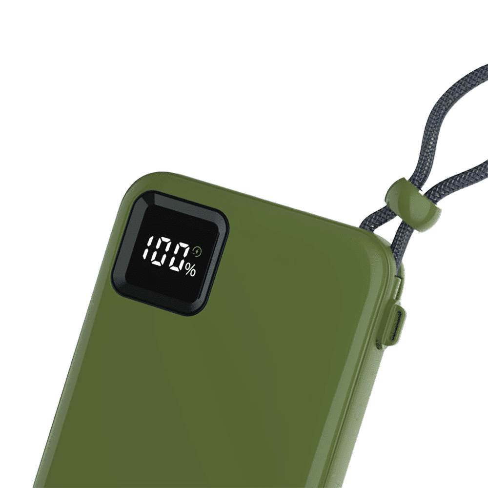 urbn Ultra Link 10000 mAh 22.5W Fast Charging Power Bank (1 Type A & 2 Type C Ports, Smart LED Display, Camo)_5