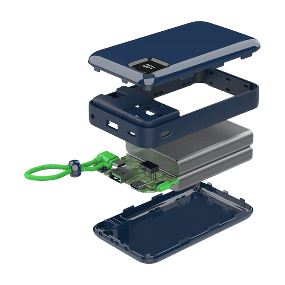 urbn Ultra Link 20000 mAh 22.5W Fast Charging Power Bank (1 Type A & 2 Type C Ports, Smart LED Display, Blue) urbn Ultra Link 20000 mAh 22.5W Fast Charging Power Bank (1 Type A & 2 Type C Ports, Smart LED Display, Blue)_7