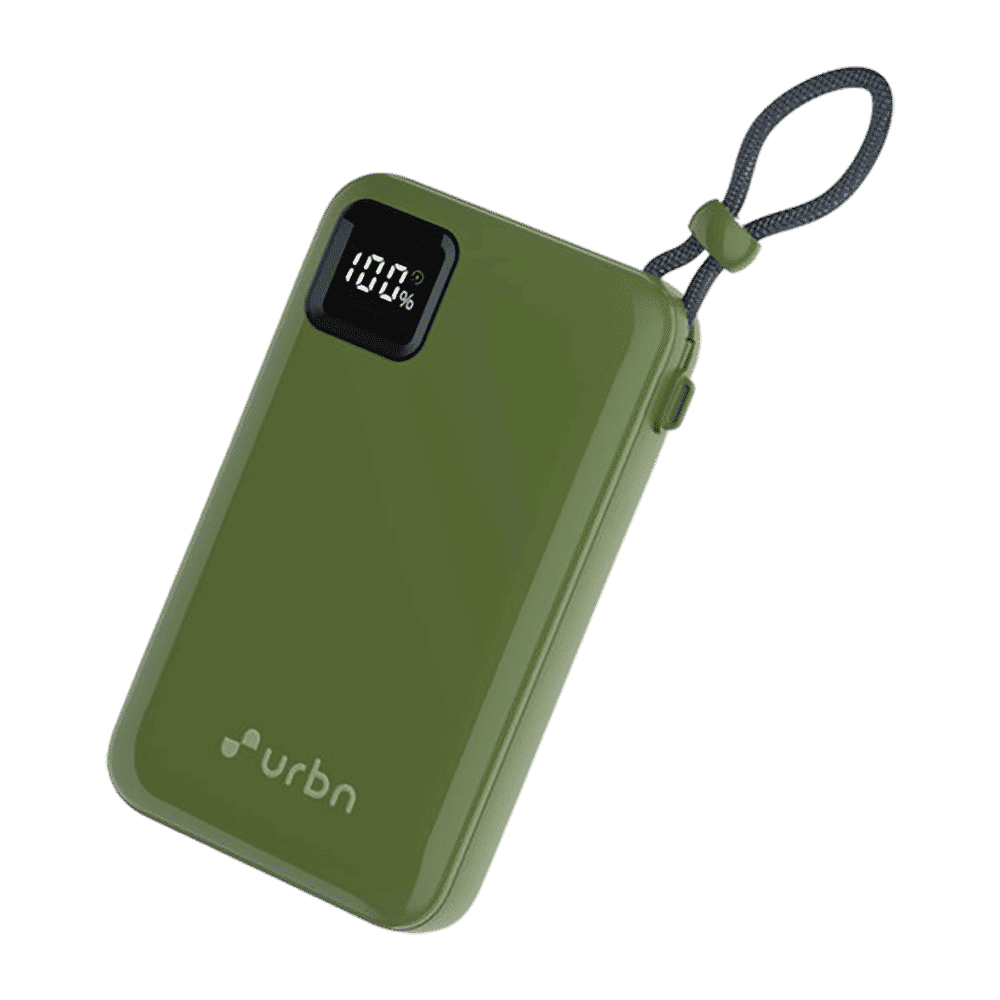 urbn Ultra Link 20000 mAh 22.5W Fast Charging Power Bank (1 Type A & 2 Type C Ports, Smart LED Display, Camo) urbn Ultra Link 20000 mAh 22.5W Fast Charging Power Bank (1 Type A & 2 Type C Ports, Smart LED Display, Camo)_1