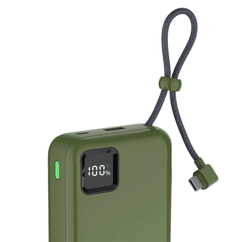 urbn Ultra Link 20000 mAh 22.5W Fast Charging Power Bank (1 Type A & 2 Type C Ports, Smart LED Display, Camo) urbn Ultra Link 20000 mAh 22.5W Fast Charging Power Bank (1 Type A & 2 Type C Ports, Smart LED Display, Camo)_6