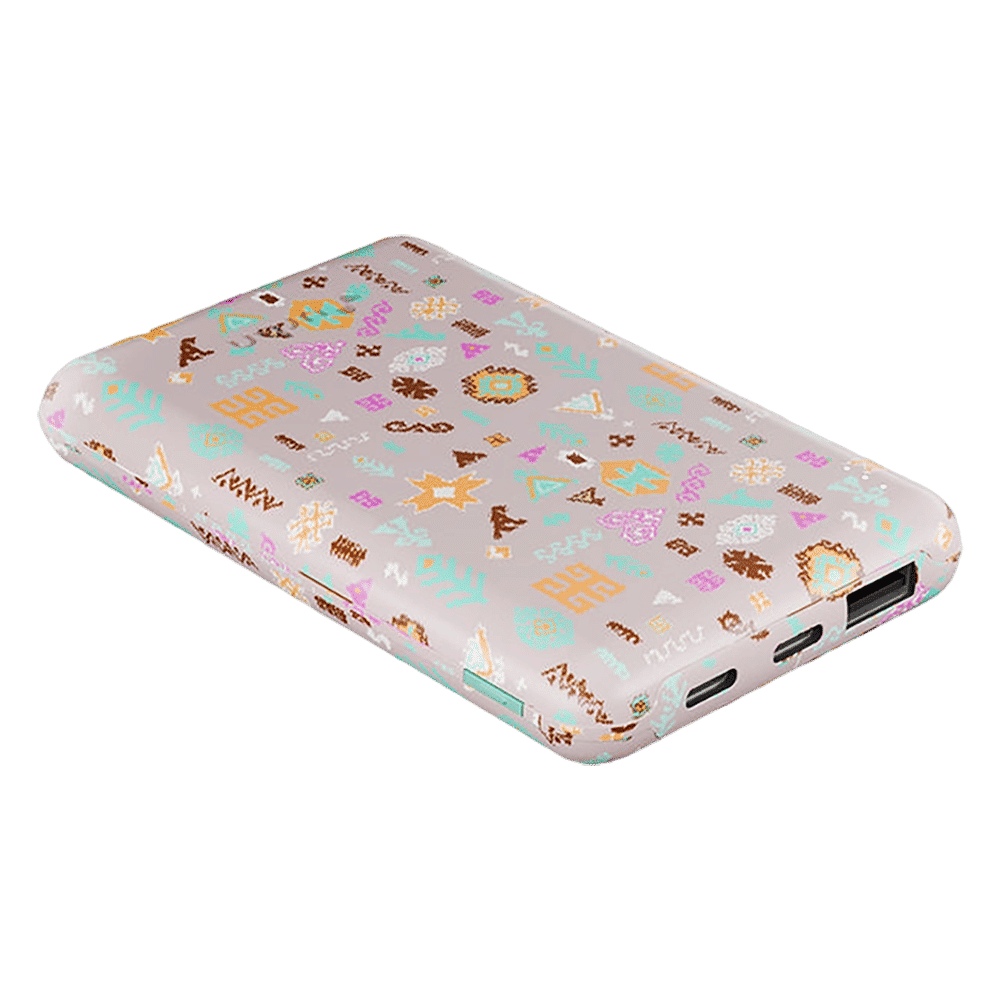 urbn Nano Slim Payal Singhal Edition 10000 mAh 22.5W Fast Charging Power Bank (1 Type A & 2 Type C Ports, 12 Layer Circuit Protection, PS Pink)_4