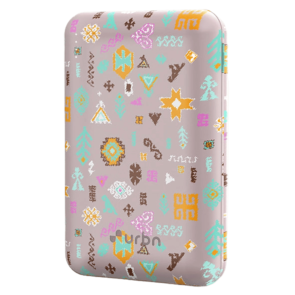 urbn Nano Slim Payal Singhal Edition 20000 mAh 22.5W Fast Charging Power Bank (1 Type A & 2 Type C Ports, 12 Layer Circuit Protection, PS Pink)_4
