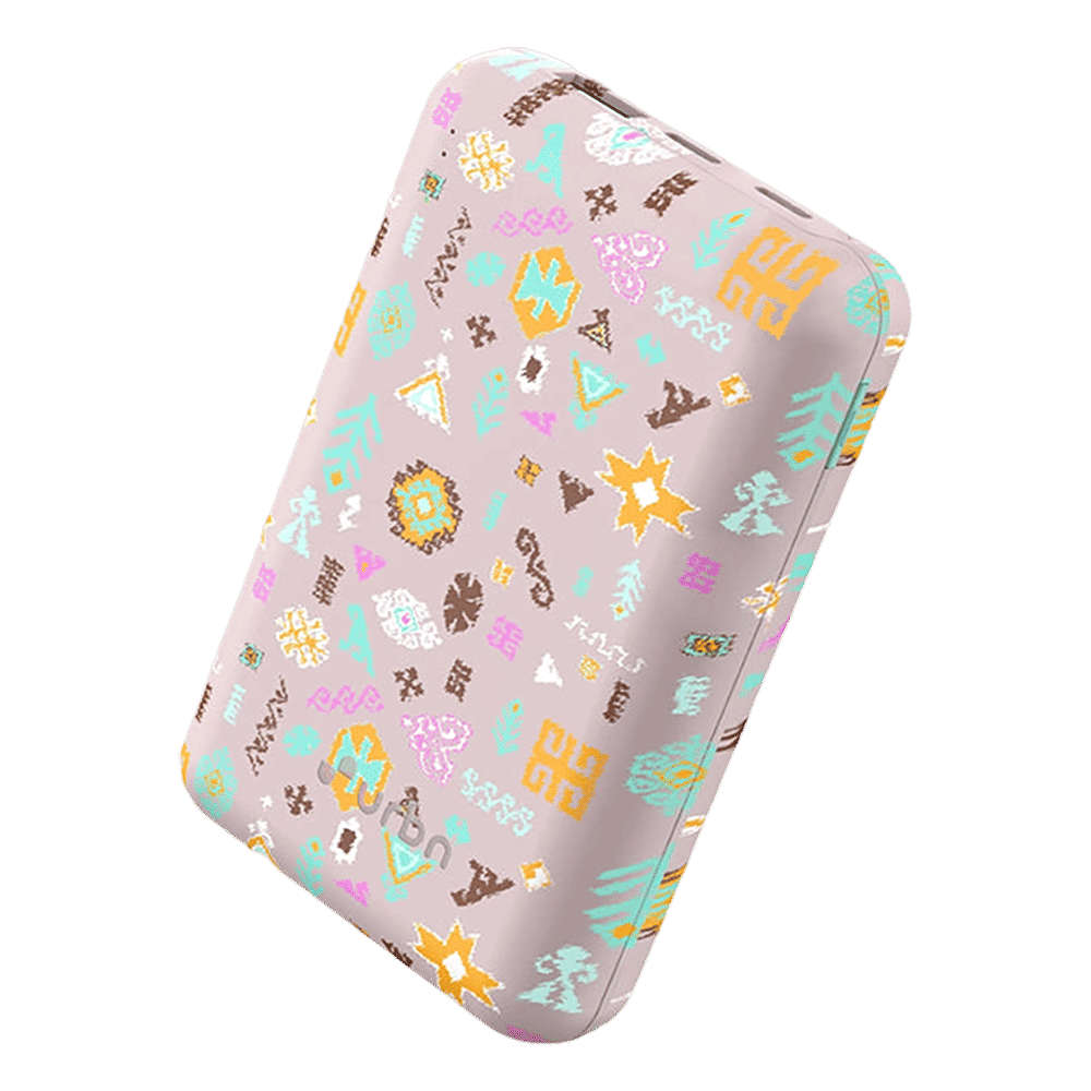 urbn Nano Slim Payal Singhal Edition 20000 mAh 22.5W Fast Charging Power Bank (1 Type A & 2 Type C Ports, 12 Layer Circuit Protection, PS Pink)_5