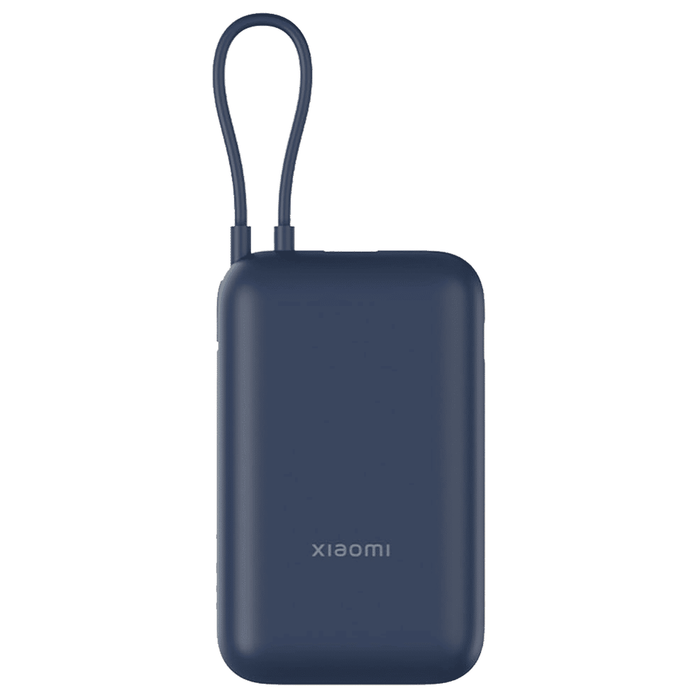 Xiaomi Pocket 10000 mAh 22.5W Fast Charging Power Bank (2 Type A & 1 Type C Ports, Quick Charge 3.0, Blue)