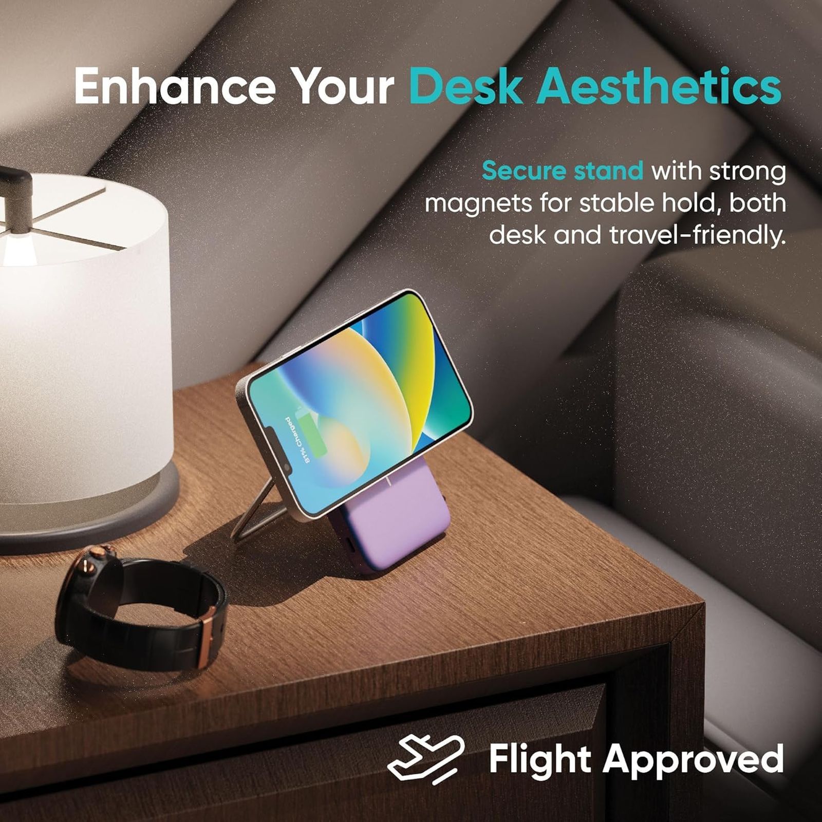 ambrane AeroSync PB 11 10000 mAh 22.5W Fast Charging Power Bank (1 Type C & 1 Type A Ports, MagSafe Compatible, Purple) ambrane AeroSync PB 11 10000 mAh 22.5W Fast Charging Power Bank (1 Type C & 1 Type A Ports, MagSafe Compatible, Purple)_9