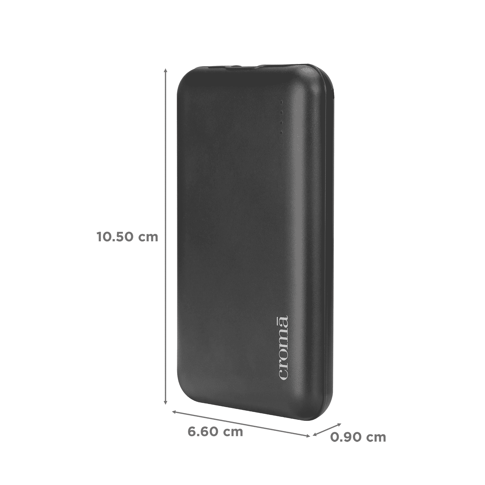 Croma 10000 mAh 22.5W Fast Charging Power Bank (1 Type A & 1 Type C Ports, Over Voltage Protection, Black)_3