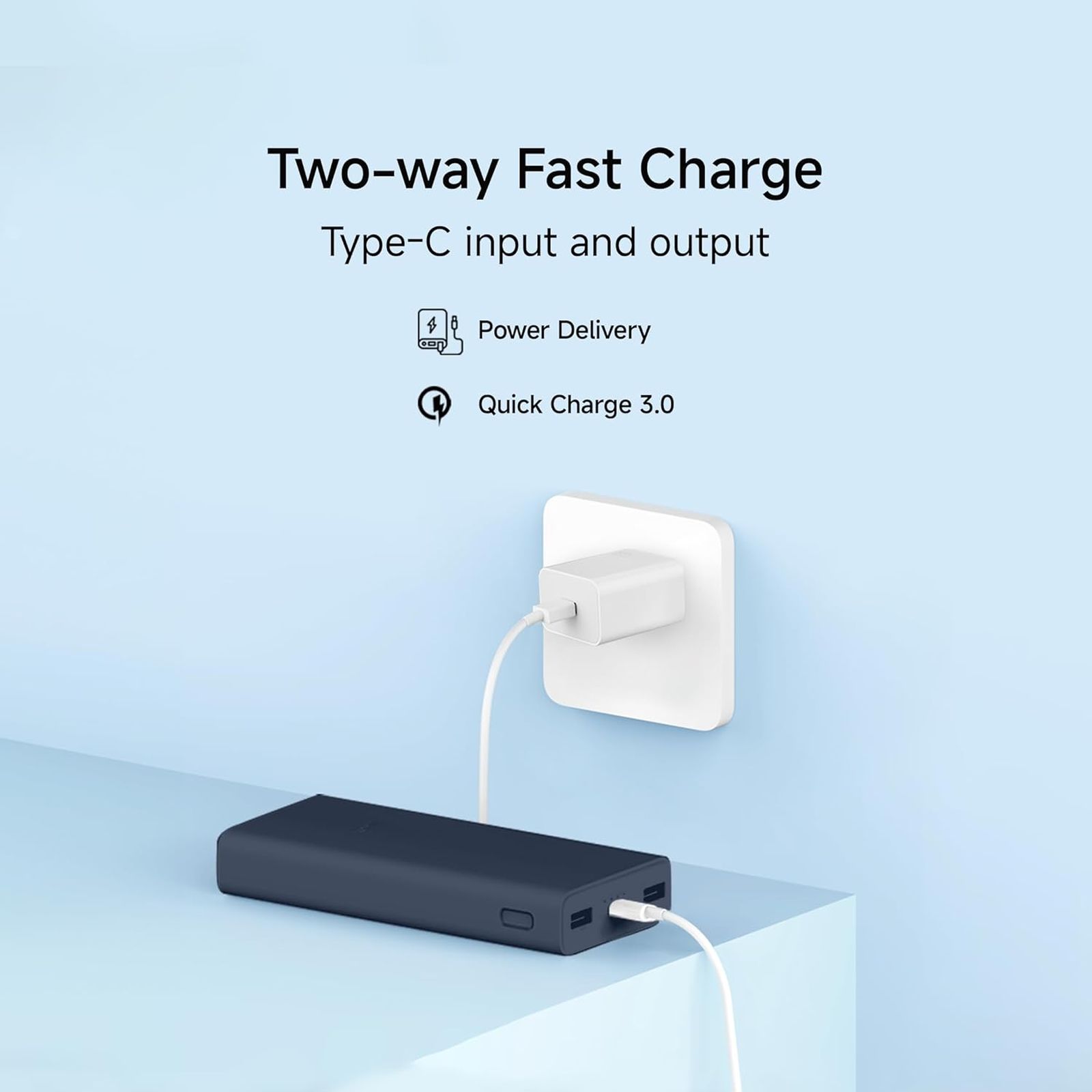Xiaomi 4i 20000 mAh 33W Fast Charging Power Bank (2 Type A & 1 Type C Ports, PC+ABS Casing, Turbo Blue)_9