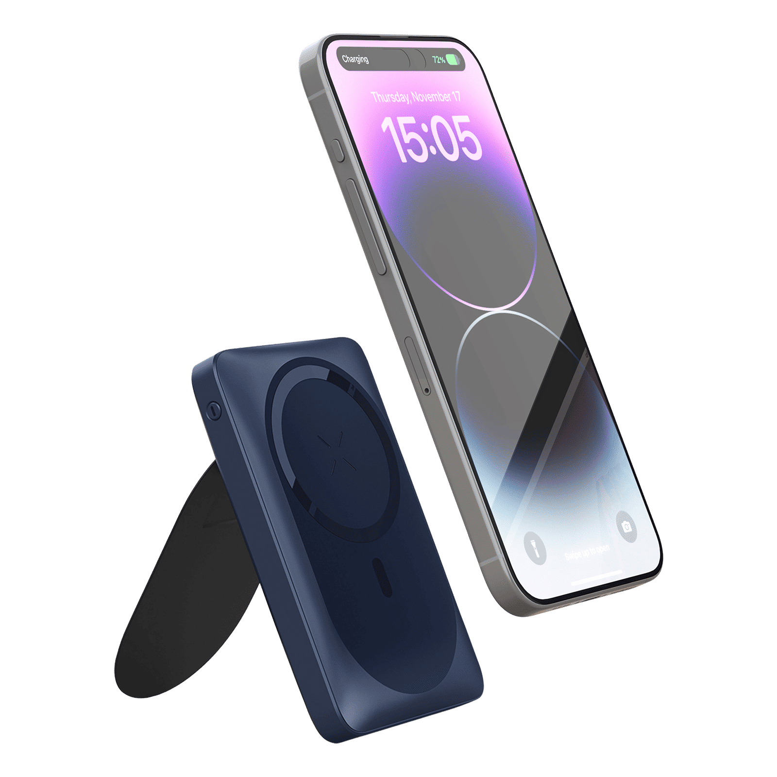 urbn UPR104 10000 mAh 20W Fast Charging Power Bank (1 Type A Port, 1 Type C Port & 1 Lightning Port, Multi Layer Circuit Protection, Blue)_1