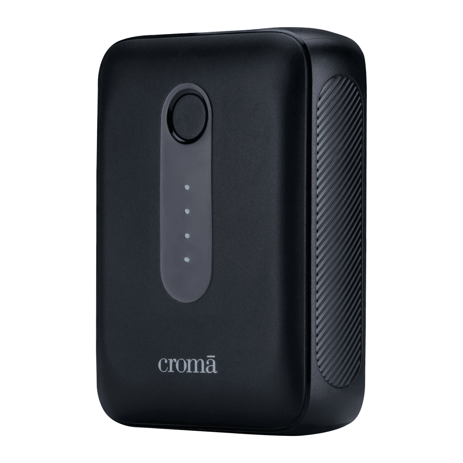 Croma Compact 10000 mAh 30W Fast Charging Power Bank (1 Type A & 1 Type C Port, Multi-Level Protection for Safe Charging, Black)_12