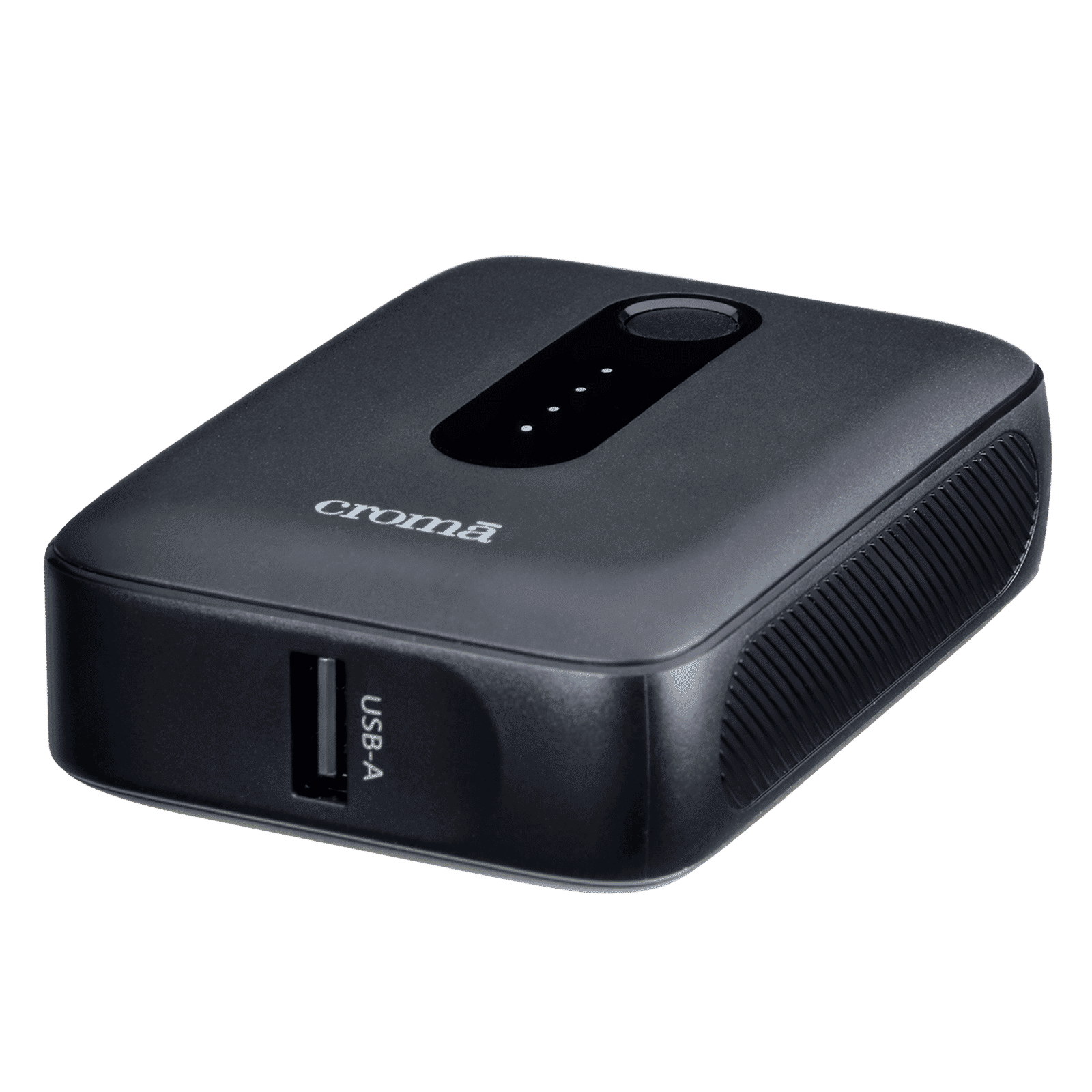 Croma Compact 10000 mAh 30W Fast Charging Power Bank (1 Type A & 1 Type C Port, Multi-Level Protection for Safe Charging, Black)_5