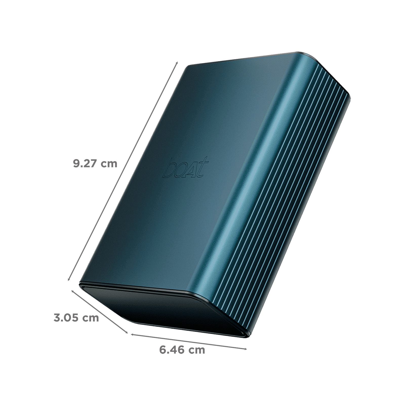 boAt Energyshroom PB400 Pro 20000 mAh 22.5W Fast Charging Power Bank (2 Type A & 1 Type C Port, Aluminium Casing, 12-Layer Smart IC Protection, Steel Blue)_2