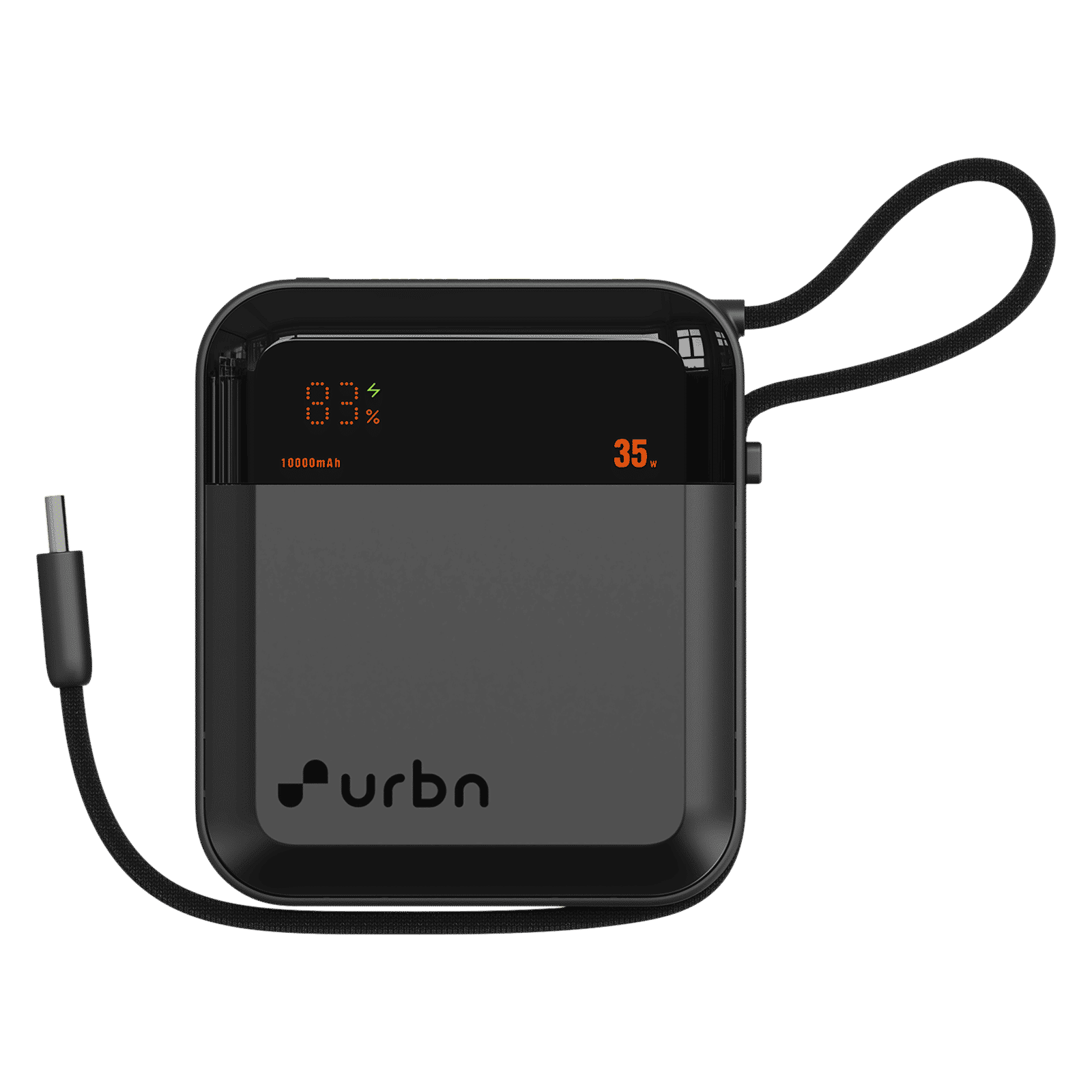 urbn Mini Volt 10000 mAh 35W Fast Charging Power Bank (2 Type C Port, 12 Layer Circuit Protection, Grey) urbn Mini Volt 10000 mAh 35W Fast Charging Power Bank (2 Type C Port, 12 Layer Circuit Protection, Grey)_1