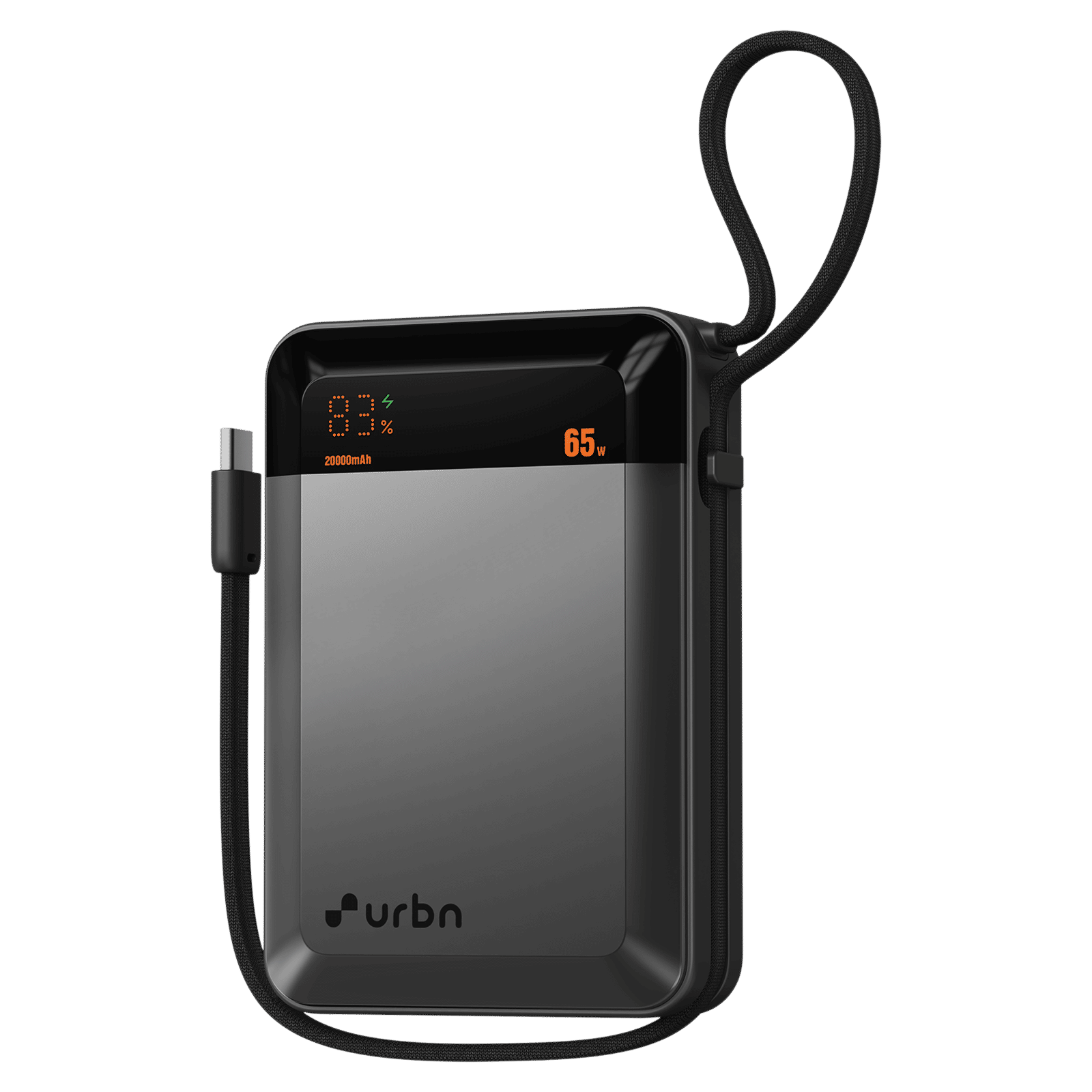 urbn Ultra Volt 20000 mAh 65W Fast Charging Power Bank (2 Type C Port, 12 Layer Circuit Protection, Grey) urbn Ultra Volt 20000 mAh 65W Fast Charging Power Bank (2 Type C Port, 12 Layer Circuit Protection, Grey)_1