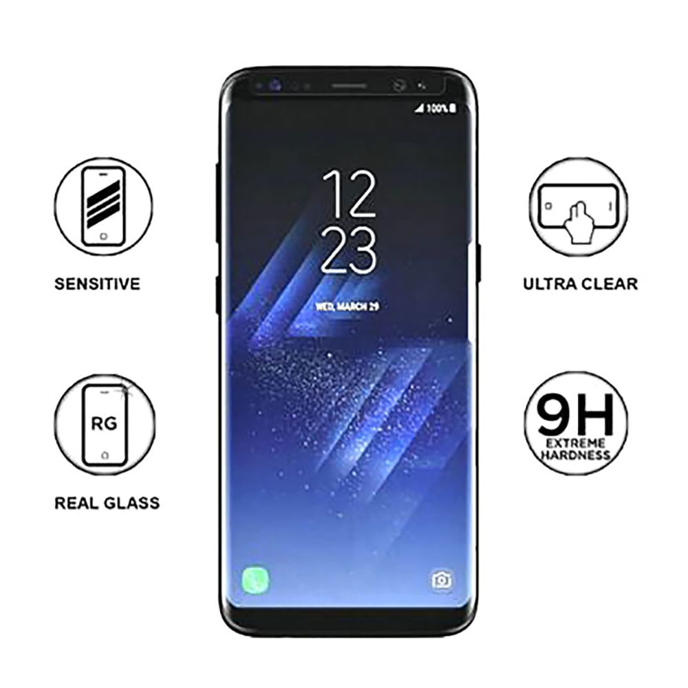 stuffcool TGSGS8PLUS Tempered Glass for Samsung Galaxy S8 Plus (9H Hardness)_4