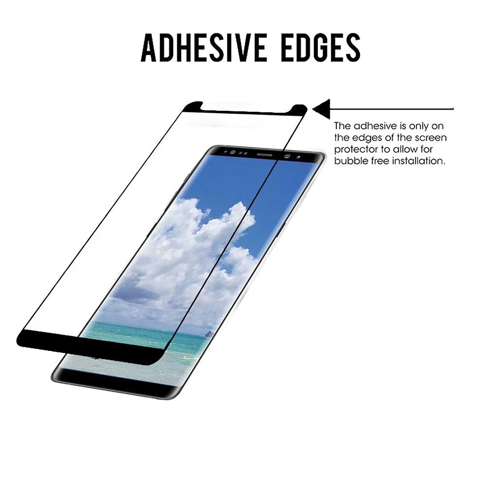 stuffcool Mighty 3D Curved Tempered Glass for Samsung Galaxy Note 8 (9H Hardness)_7