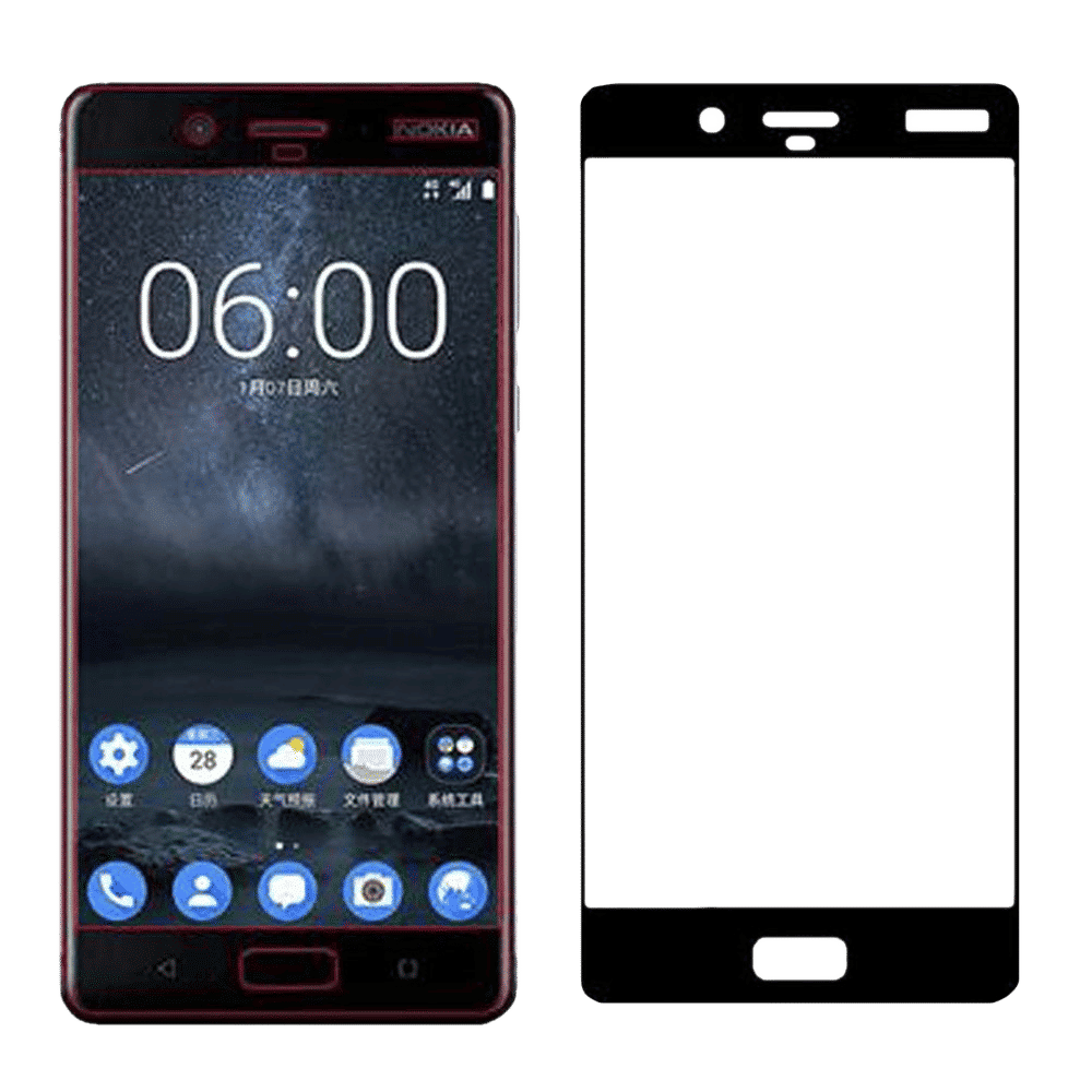 stuffcool Mighty 2.5D Tempered Glass for Nokia 8 (9H Hardness)_1