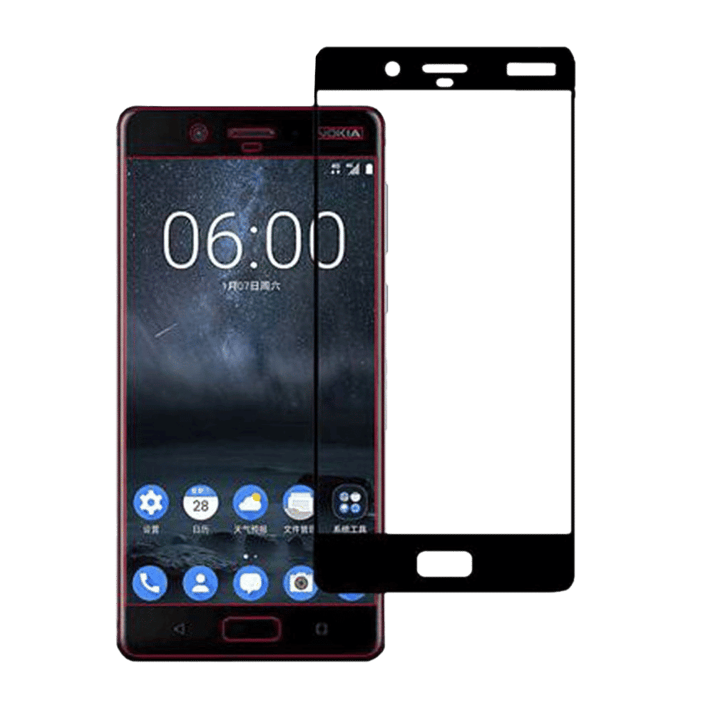 stuffcool Mighty 2.5D Tempered Glass for Nokia 8 (9H Hardness)_3