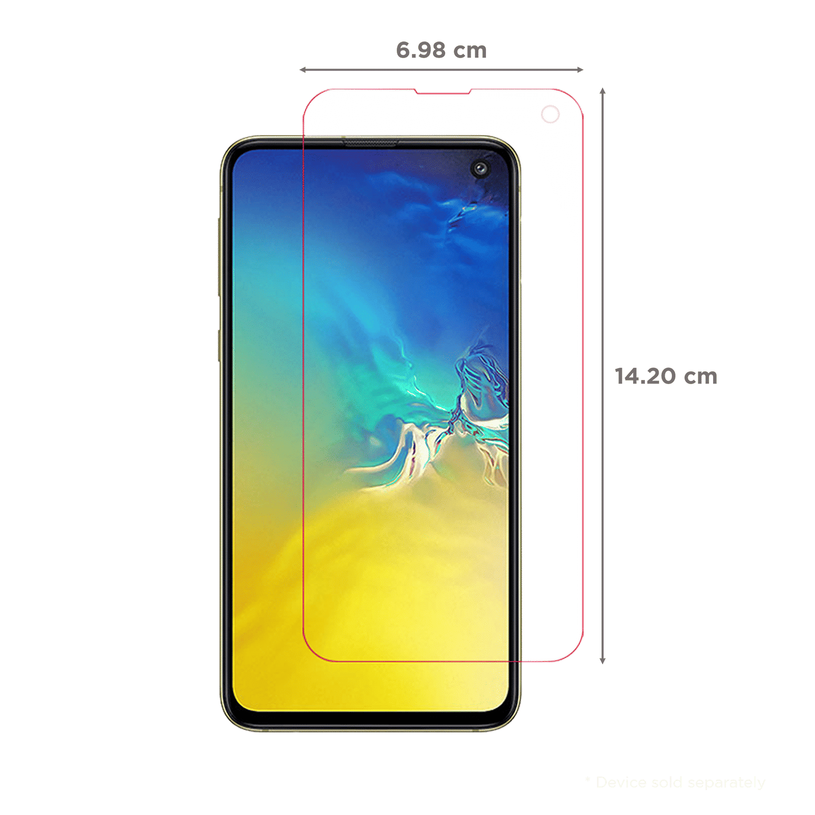 scratchgard Kurve Primo 3D Screen Protector for Samsung Galaxy S10e (Fingerprint Resistant)_2