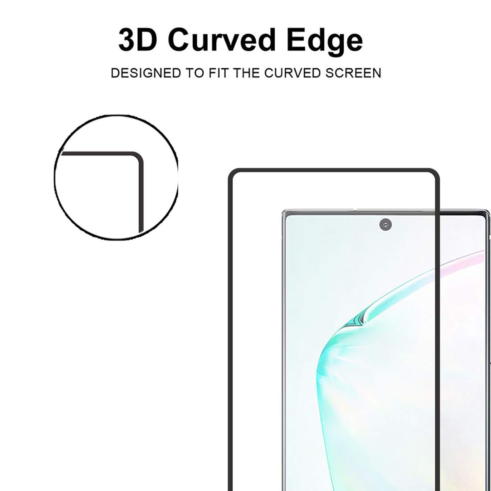 stuffcool Mighty 2.5D Tempered Glass Screen Protector for Samsung Galaxy Note 10 Pro (Fingerprint Resistant)_6