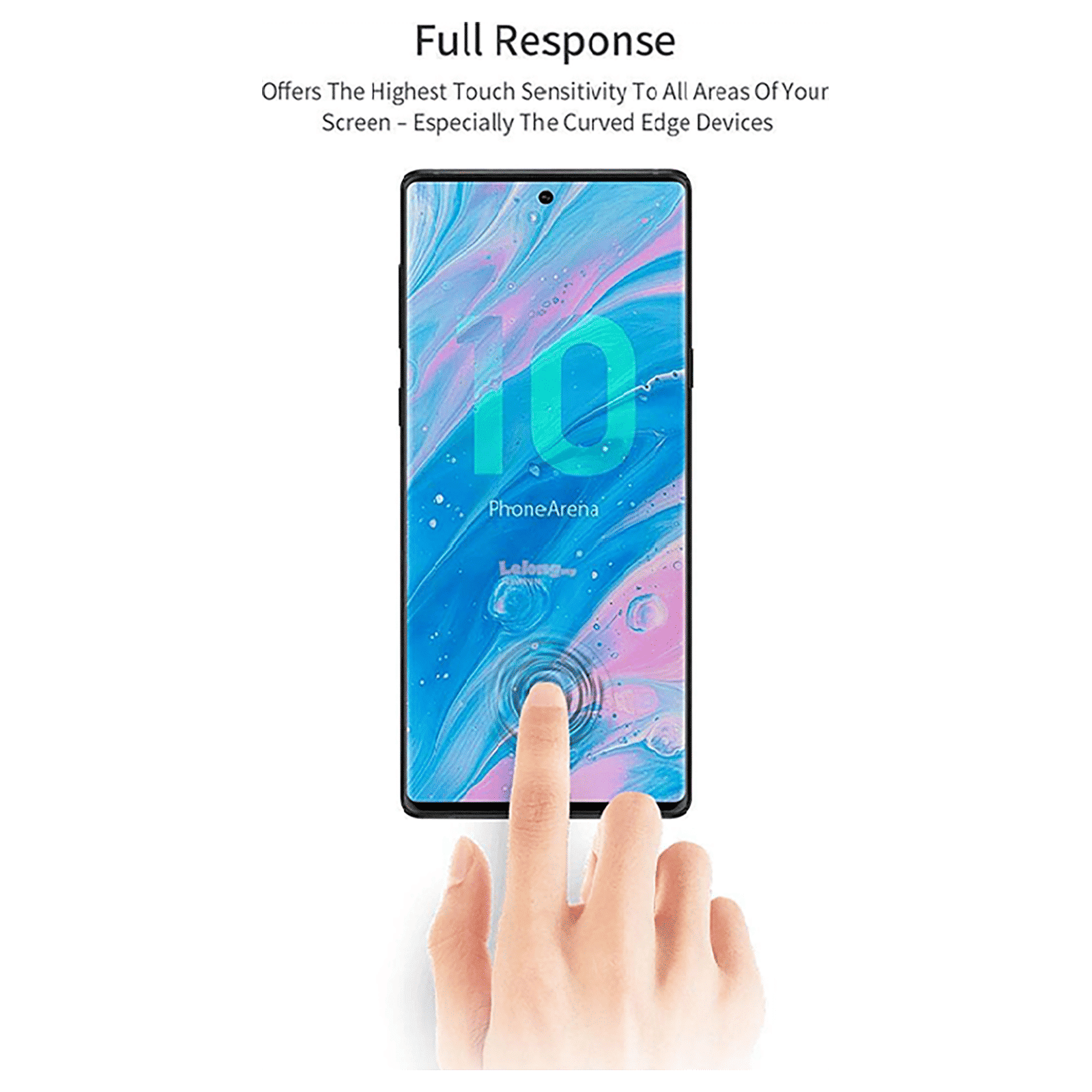 scratchgard 3D Screen Protector for Samsung Galaxy Note 10 Pro (Fingerprint Resistant)_5