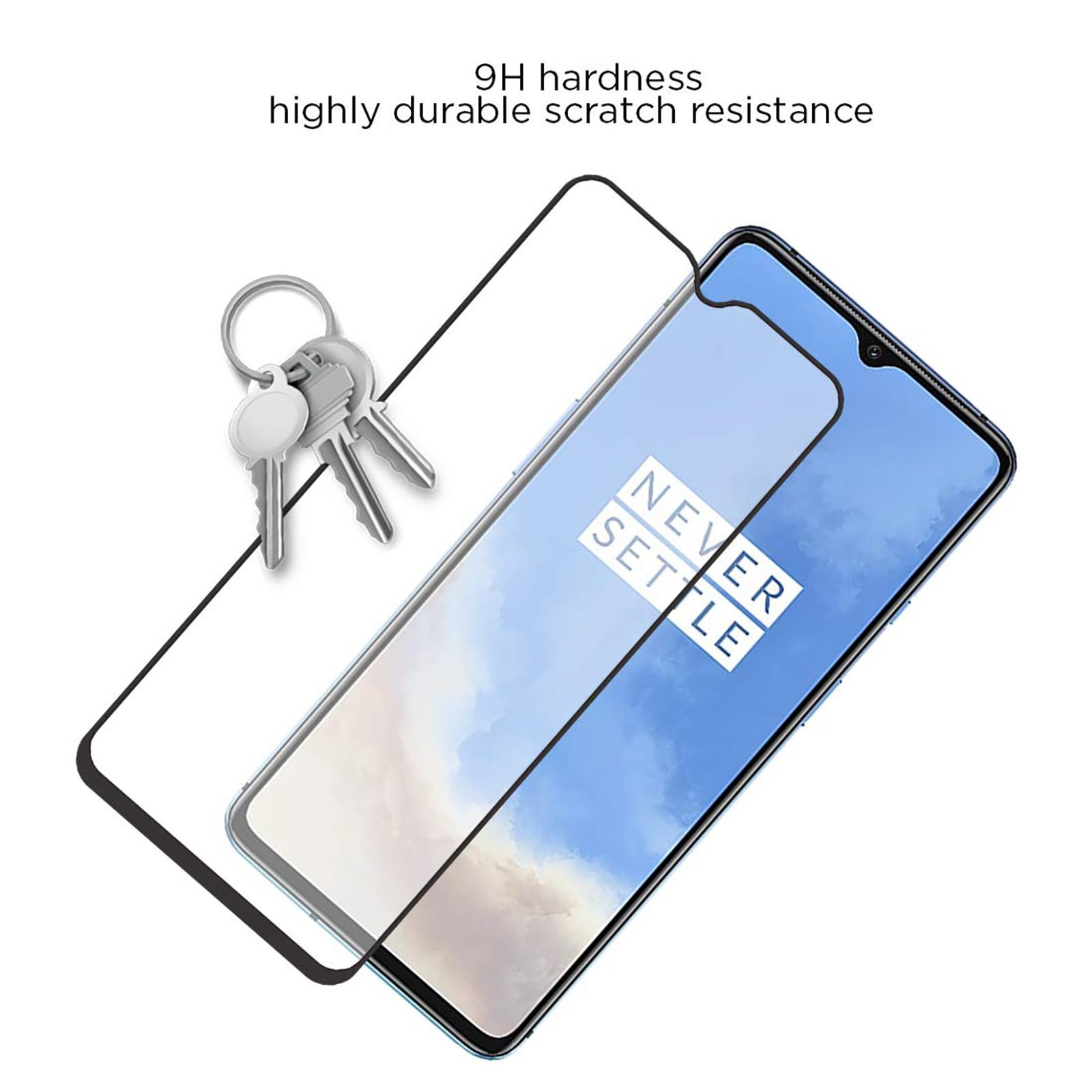 stuffcool Mighty 2.5D Screen Protector for OnePlus 7T (9H Surface Hardness)_3