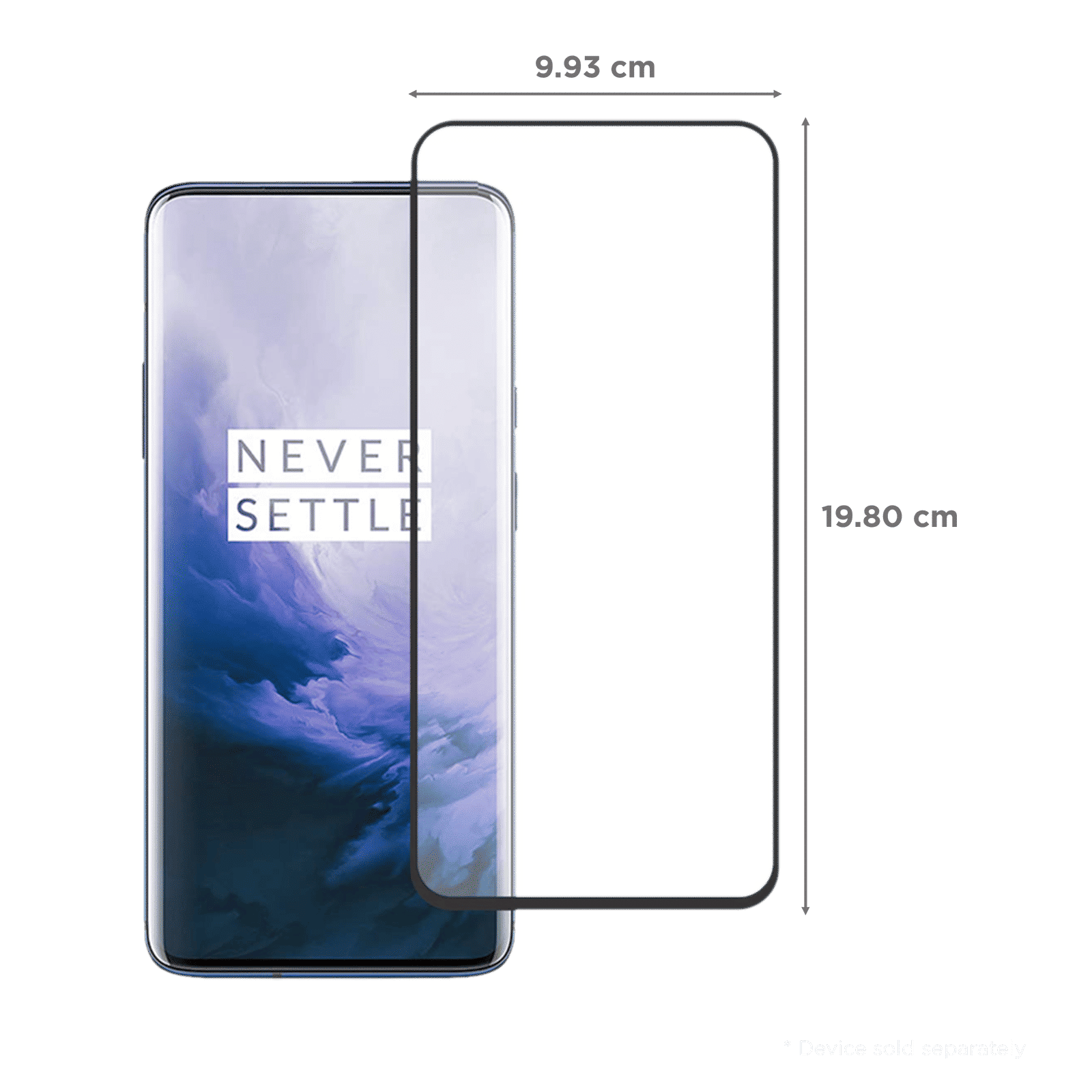 stuffcool 3D Scratch Guard for OnePlus 7T (Bubble Free)_2