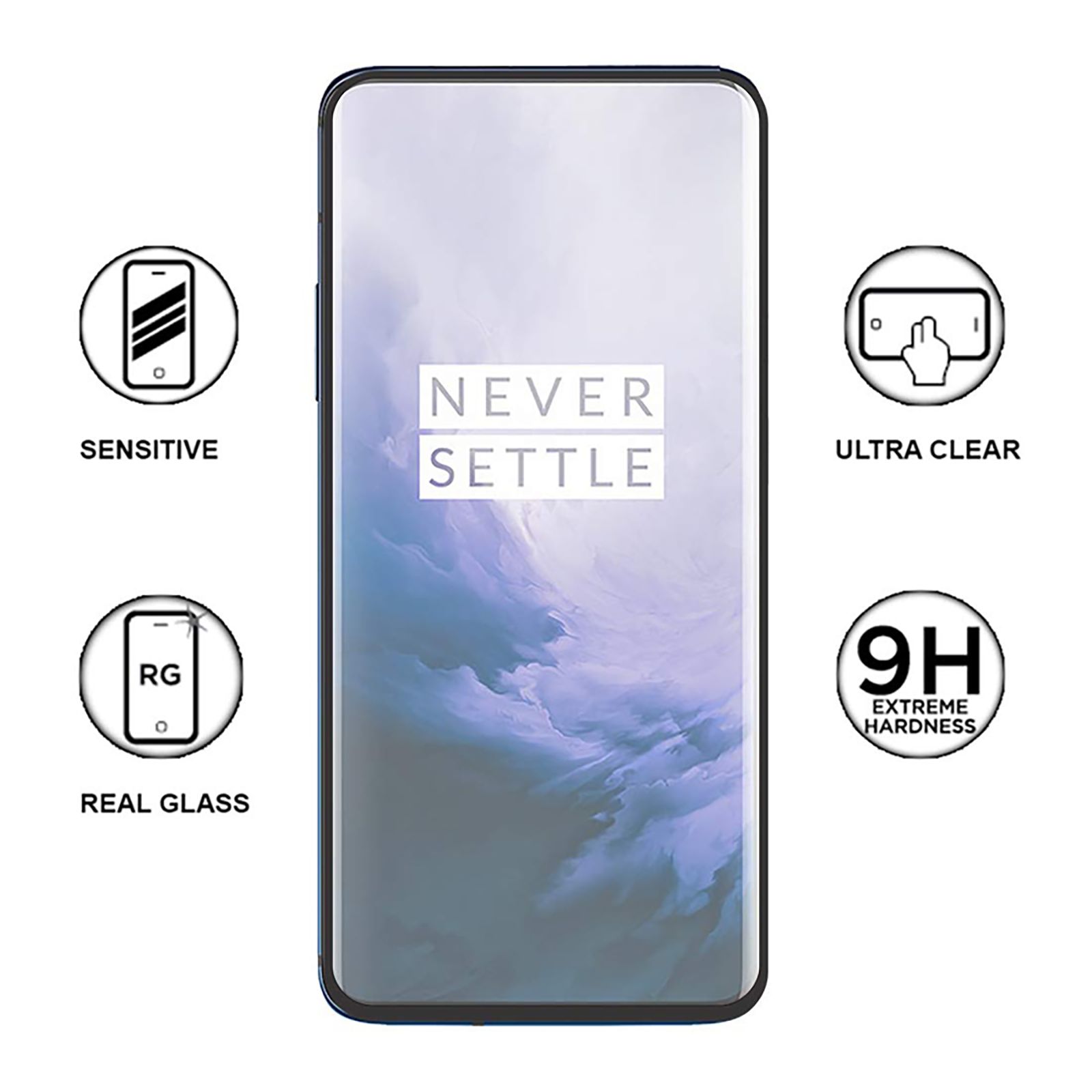 stuffcool 3D Scratch Guard for OnePlus 7T (Bubble Free)_8