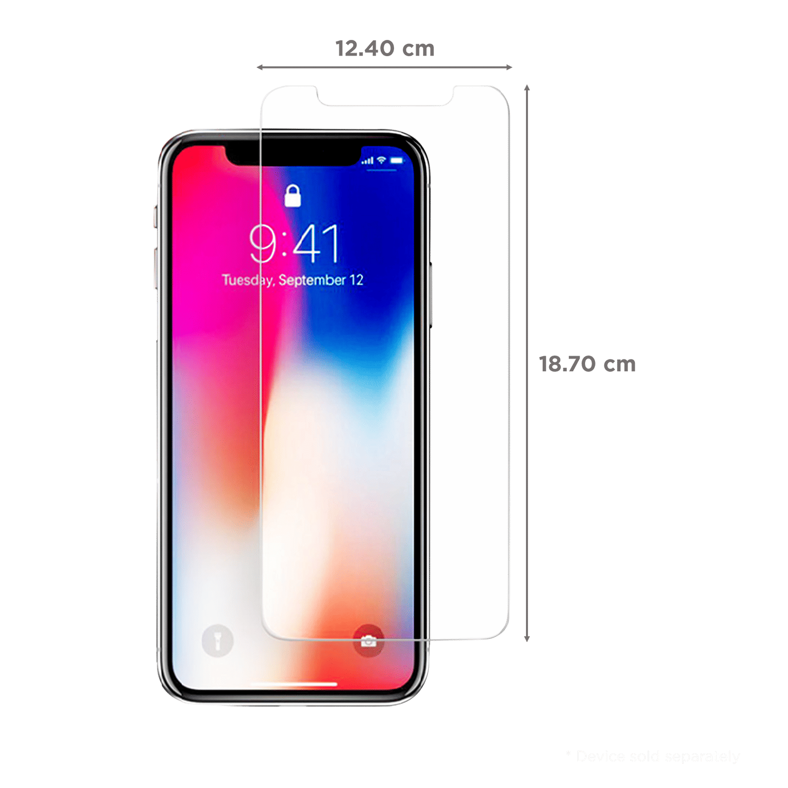 in base Tempered Glass Screen Protector for Apple iPhone XS and 11 Pro (Fingerprint Resistant)_2