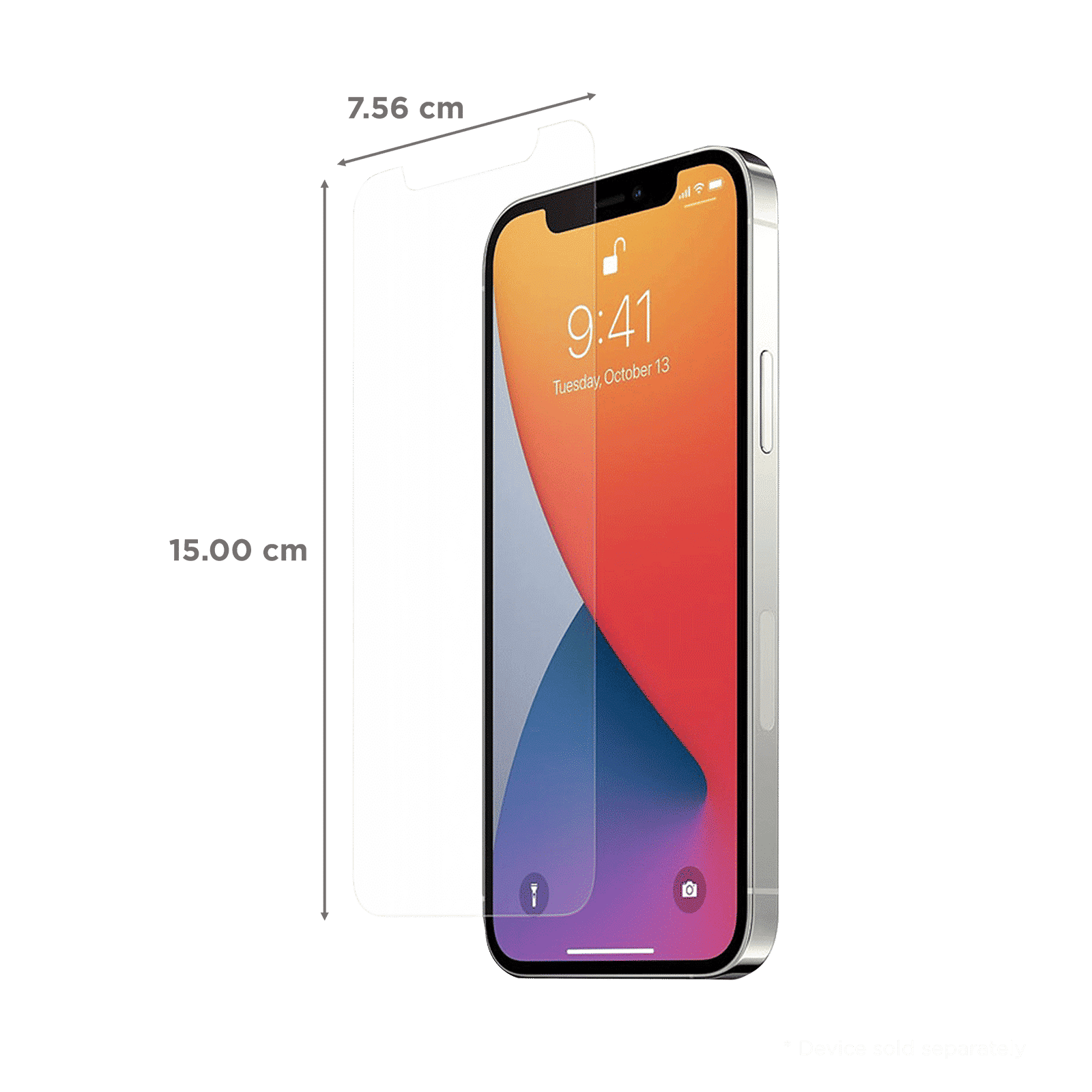 scratchgard Tempered Glass Screen Protector For Apple iPhone 12 (Fingerprint Resistant)_2