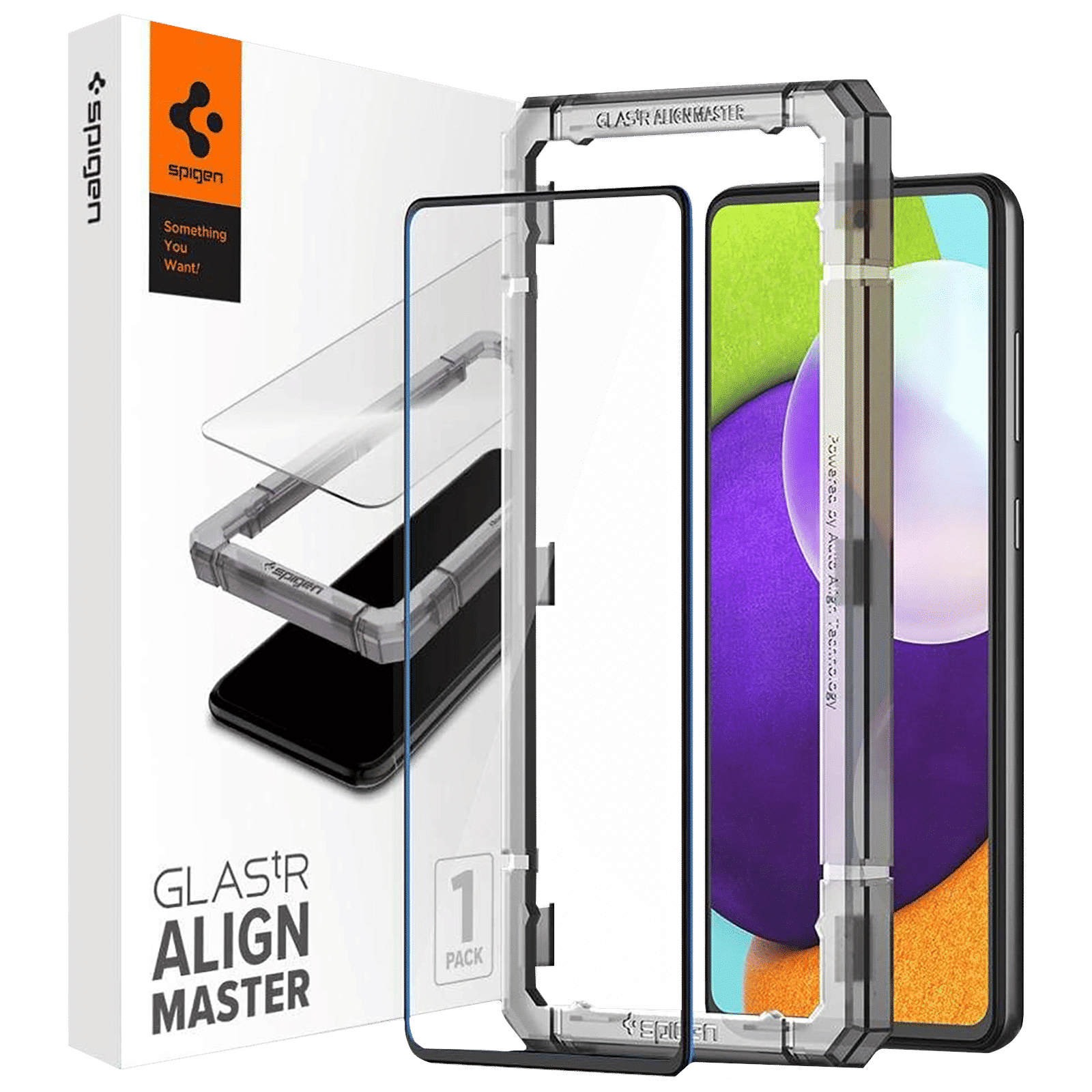 spigen GlastR Align Master Tempered Glass for Samsung Galaxy A52 5G (Oleophobic Coating) spigen GlastR Align Master Tempered Glass for Samsung Galaxy A52 5G (Oleophobic Coating)_1