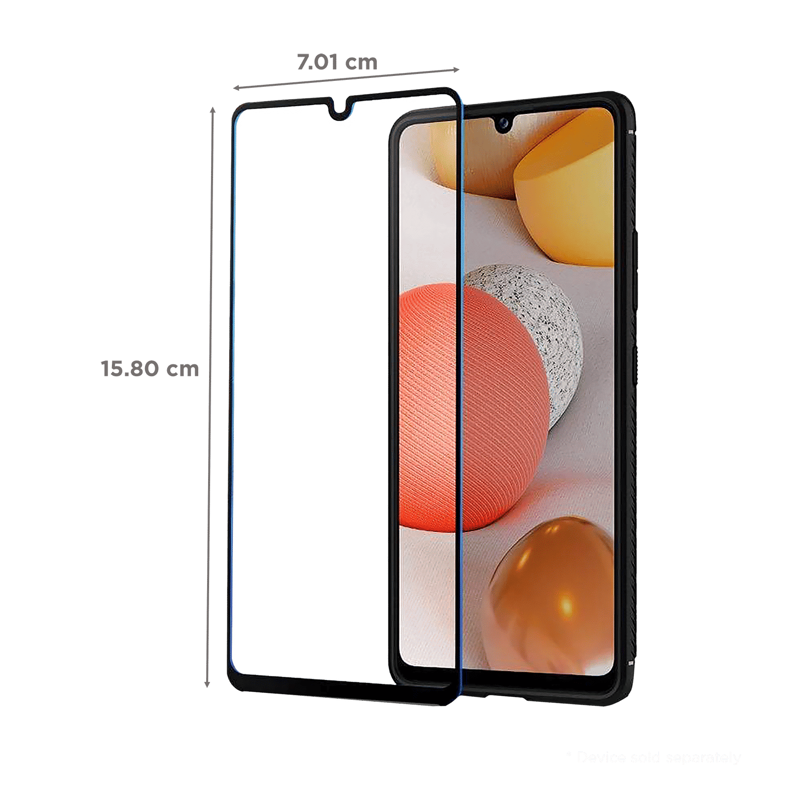 spigen GLAStR Slim Tempered Glass for Samsung Galaxy M42 5G, A42 5G (9H Tempered Glass)_2