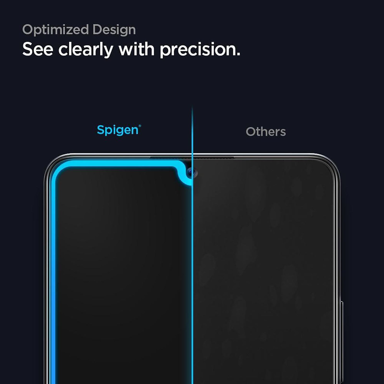 spigen GLAStR Slim Tempered Glass for Samsung Galaxy M42 5G, A42 5G (9H Tempered Glass)_3
