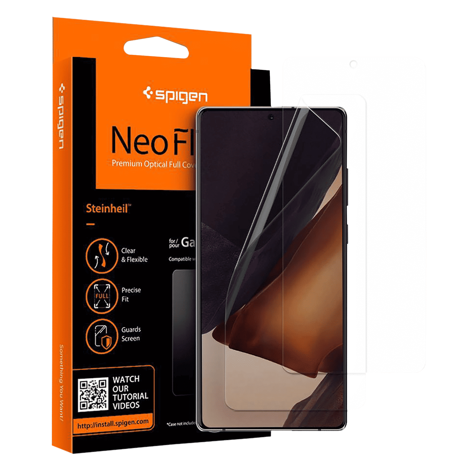 spigen Neo Flex Tempered Glass for Samsung Galaxy Note 20, Note 20 5G (Bubble Free)_1
