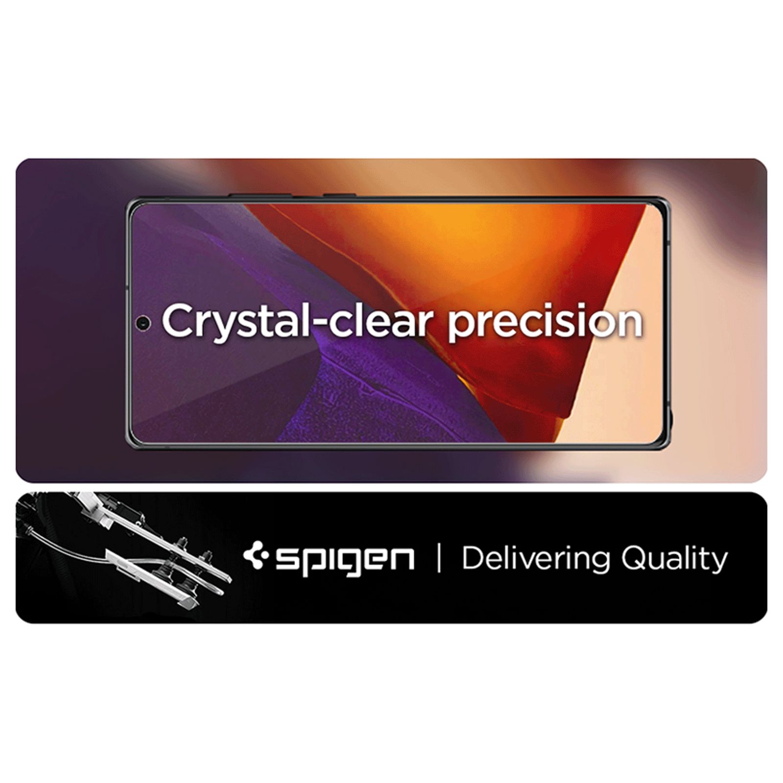 spigen Neo Flex Tempered Glass for Samsung Galaxy Note 20, Note 20 5G (Bubble Free)_10