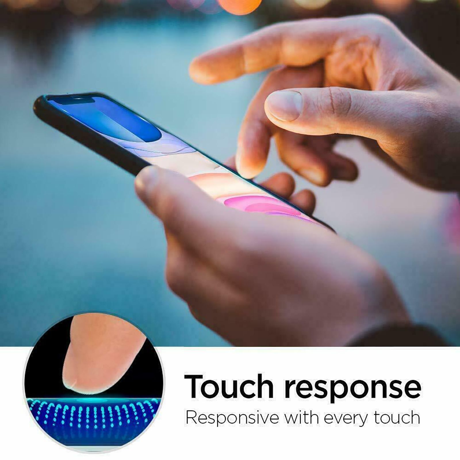 spigen GlastR Align Master Tempered Glass for Apple iPhone 11, XR (9H Hardness)_5