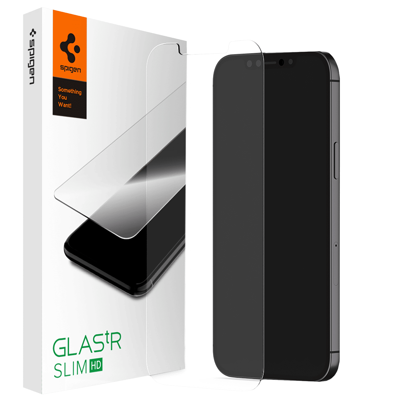 spigen GLAStR Slim Tempered Glass for Apple iPhone 12 Mini (Oleophobic Coating)_1