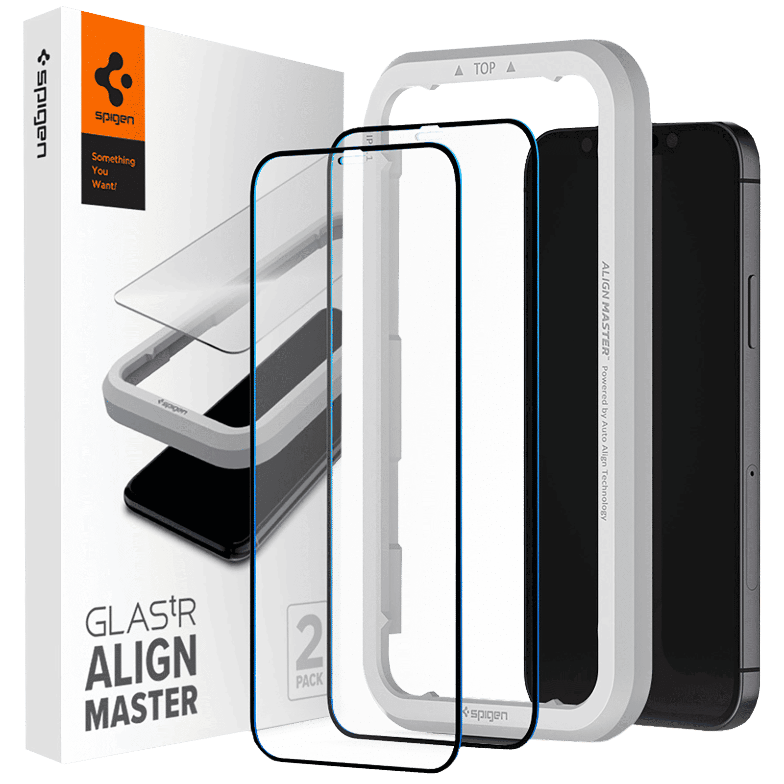 spigen GlastR Align Master Tempered Glass for Apple iPhone 12 Mini (9H Hardness)_1