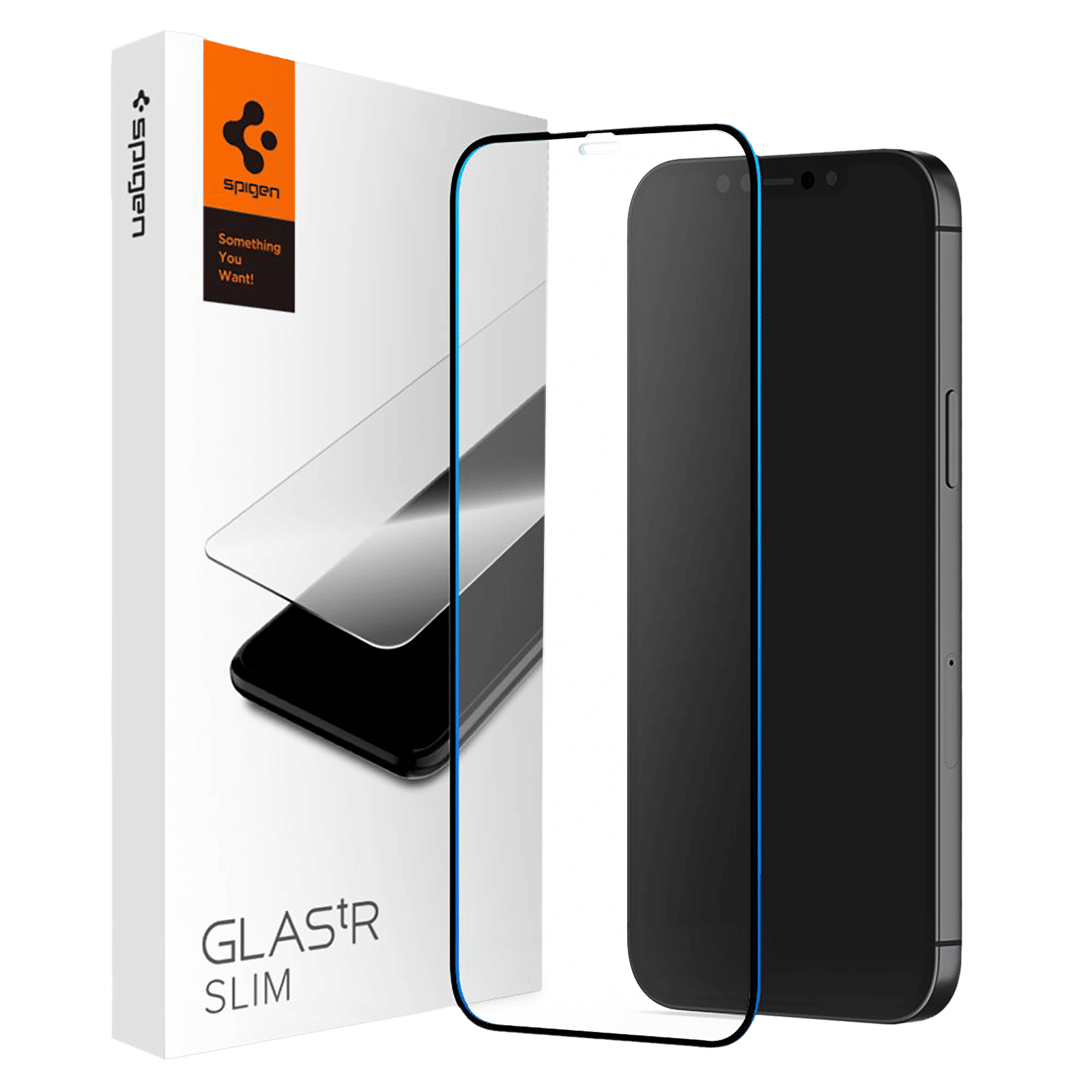 spigen Glstr Slim HD Tempered Glass for Apple iPhone 12, 12 Pro (Touch Responsive)_1
