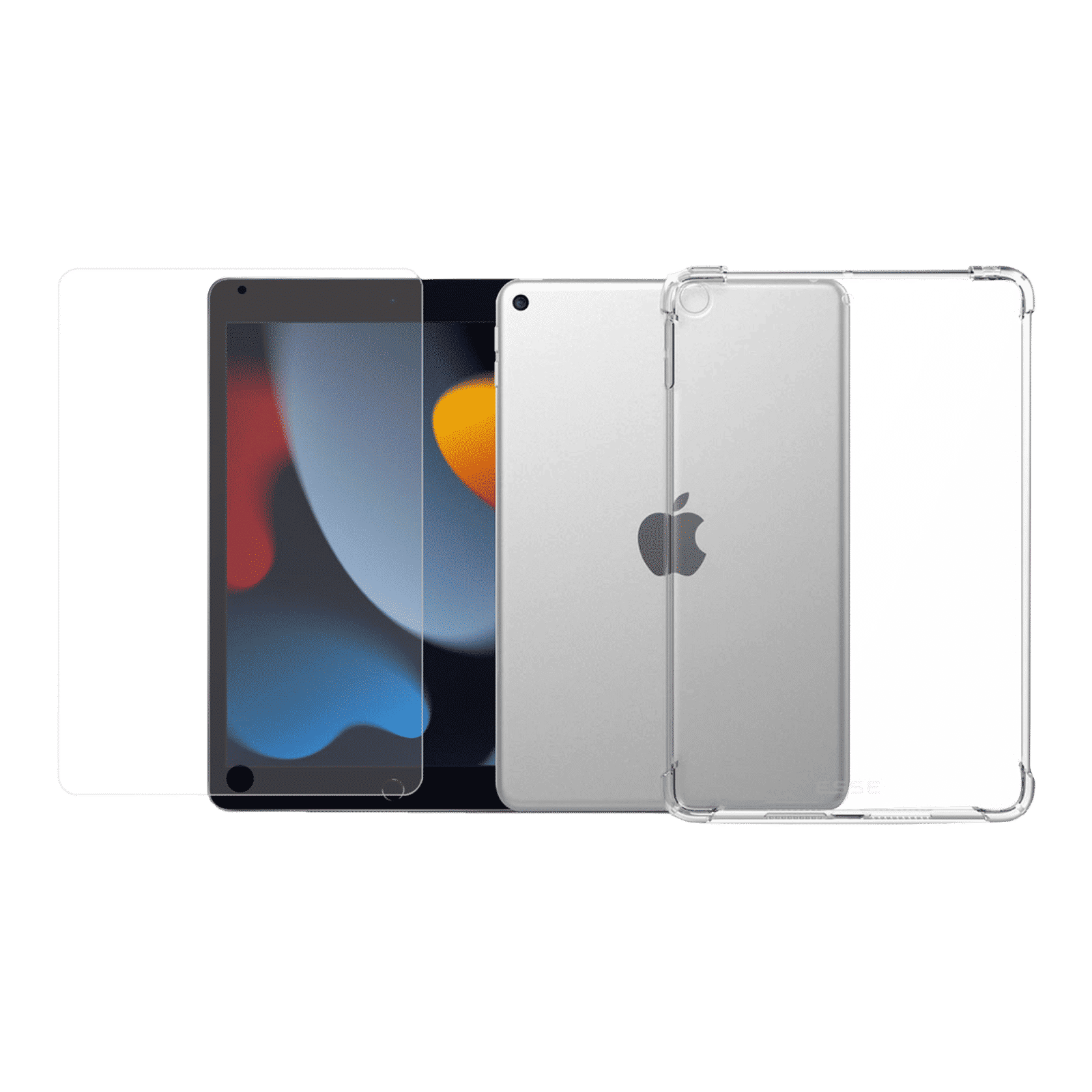 ESSE Air TPU Back Cover and Screen Protector for Apple iPad 10.2 Inch (Microdot Technology, Transparent)_1