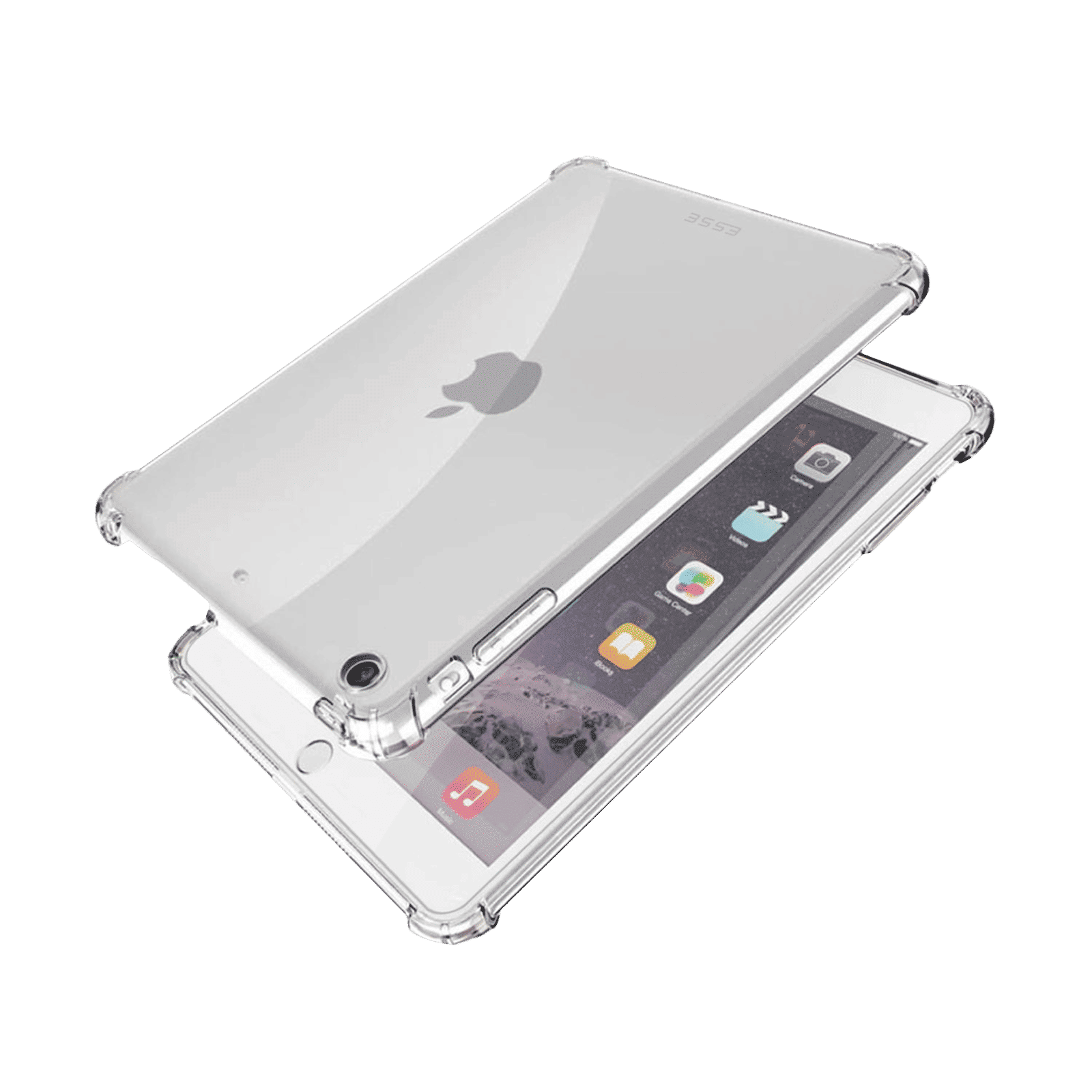 ESSE Air TPU Back Cover and Screen Protector for Apple iPad 10.2 Inch (Microdot Technology, Transparent)_5
