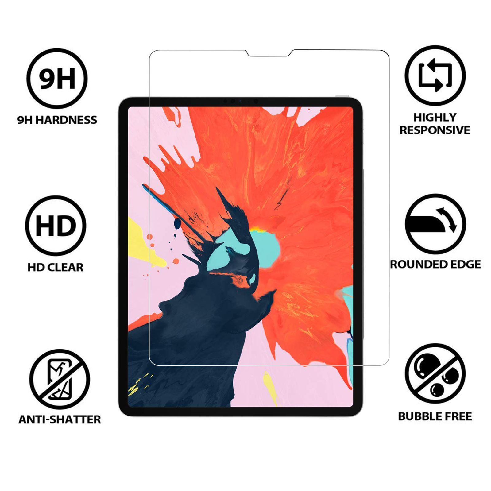 GRIPP GRIP20TCC Tempered Glass for iPad Pro 4th Gen 11inch, iPad Pro 12.9 inch (9H Screen Hardness) GRIPP GRIP20TCC Tempered Glass for iPad Pro 4th Gen 11inch, iPad Pro 12.9 inch (9H Screen Hardness)_12