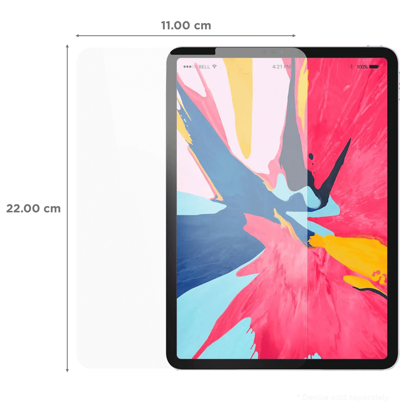 GRIPP GRIP20TCC Tempered Glass for iPad Pro 4th Gen 11inch, iPad Pro 12.9 inch (9H Screen Hardness) GRIPP GRIP20TCC Tempered Glass for iPad Pro 4th Gen 11inch, iPad Pro 12.9 inch (9H Screen Hardness)_2